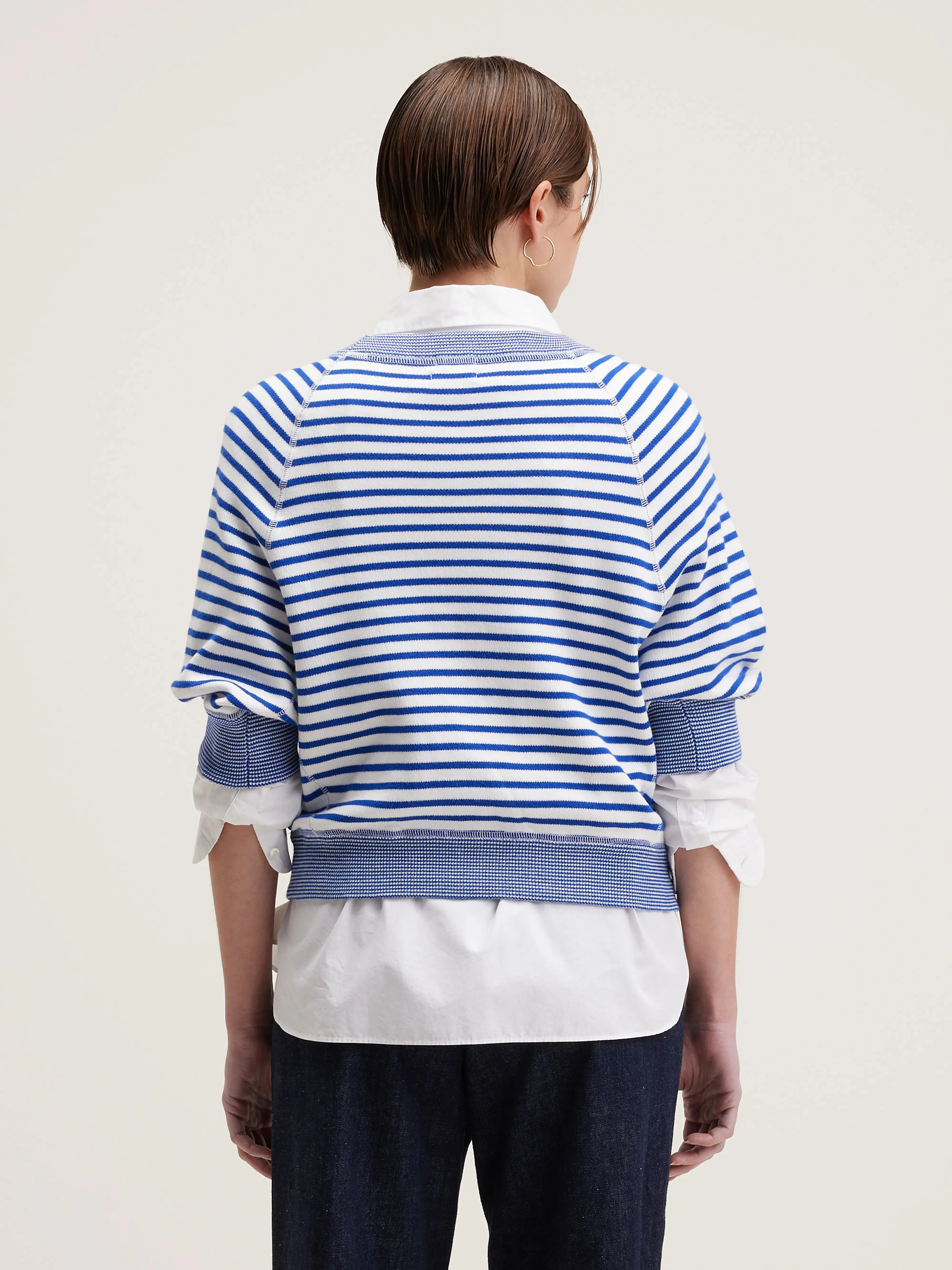 Anglet crew-neck sweater (242 / W / STRIPE A) sold by Bellrose product image thumbnail 4
