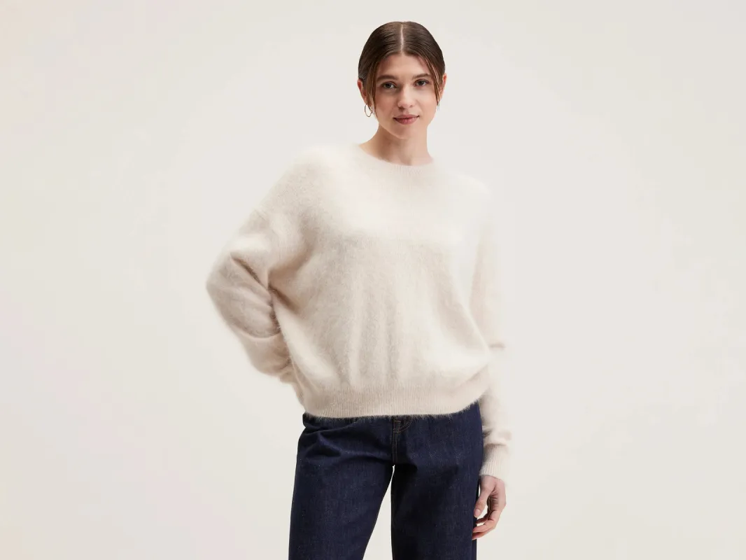 Datus angora-blend sweater (242 / W / PARCHEMIN) sold by Bellrose