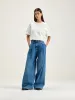 Denim N. 74 super-wide jeans (242 / W / USED BLUE) sold by Bellrose