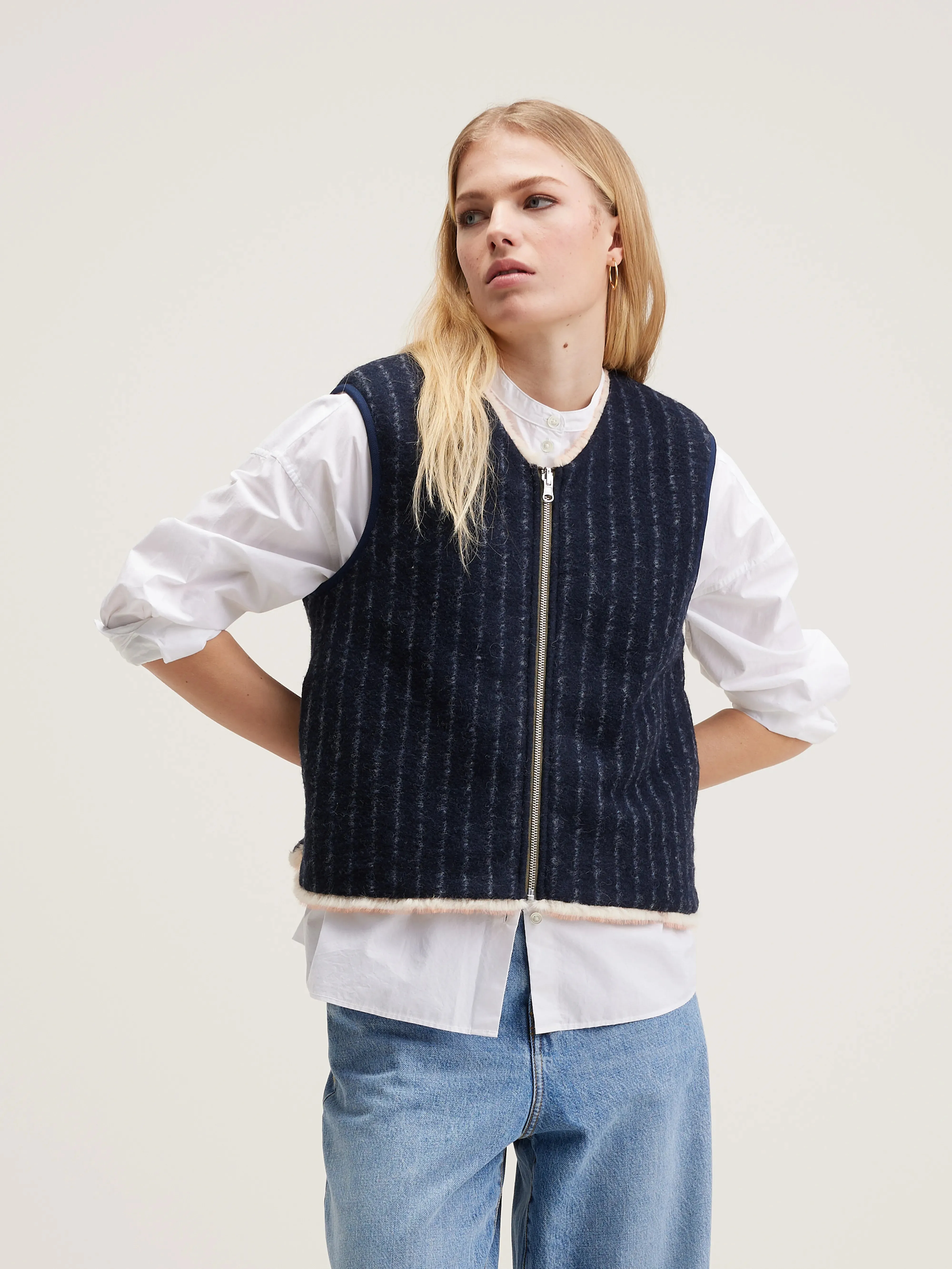 Hess sleeveless jacket (242 / W / STRIPE A) sold by Bellrose product image thumbnail 4