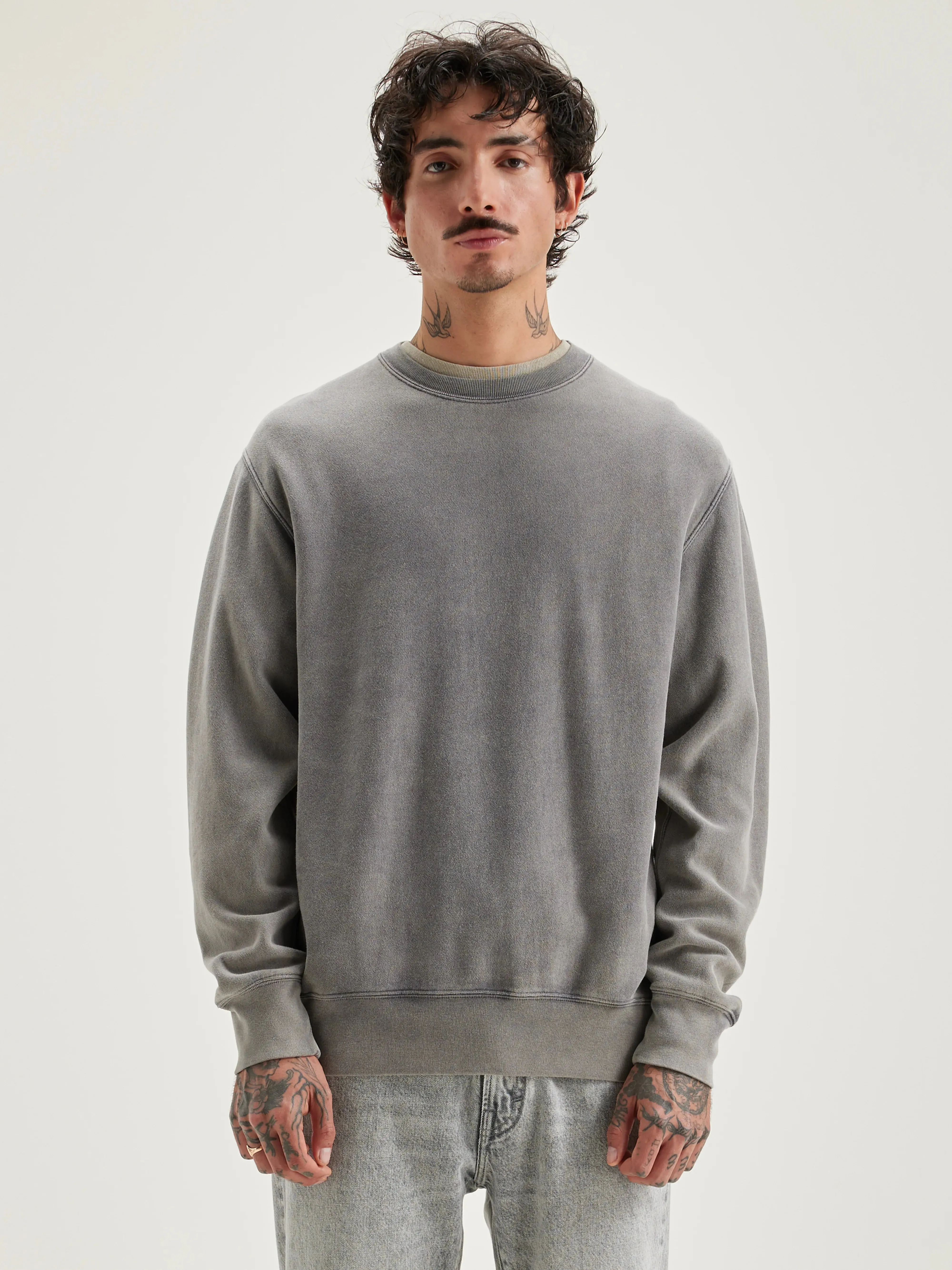 Flake crew-neck sweatshirt (242 / M / DEEP GREY) sold by Bellrose product image thumbnail 2