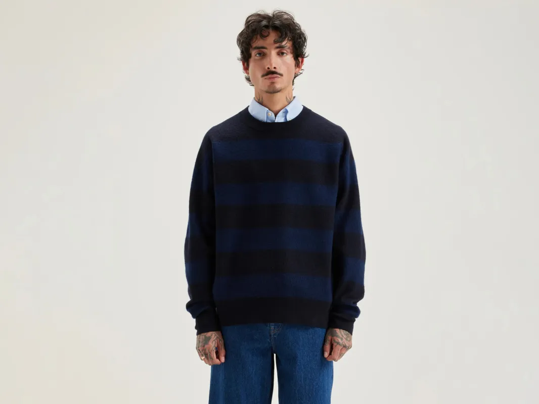 Goityn crew-neck sweater (242 / M / STRIPE A) sold by Bellrose