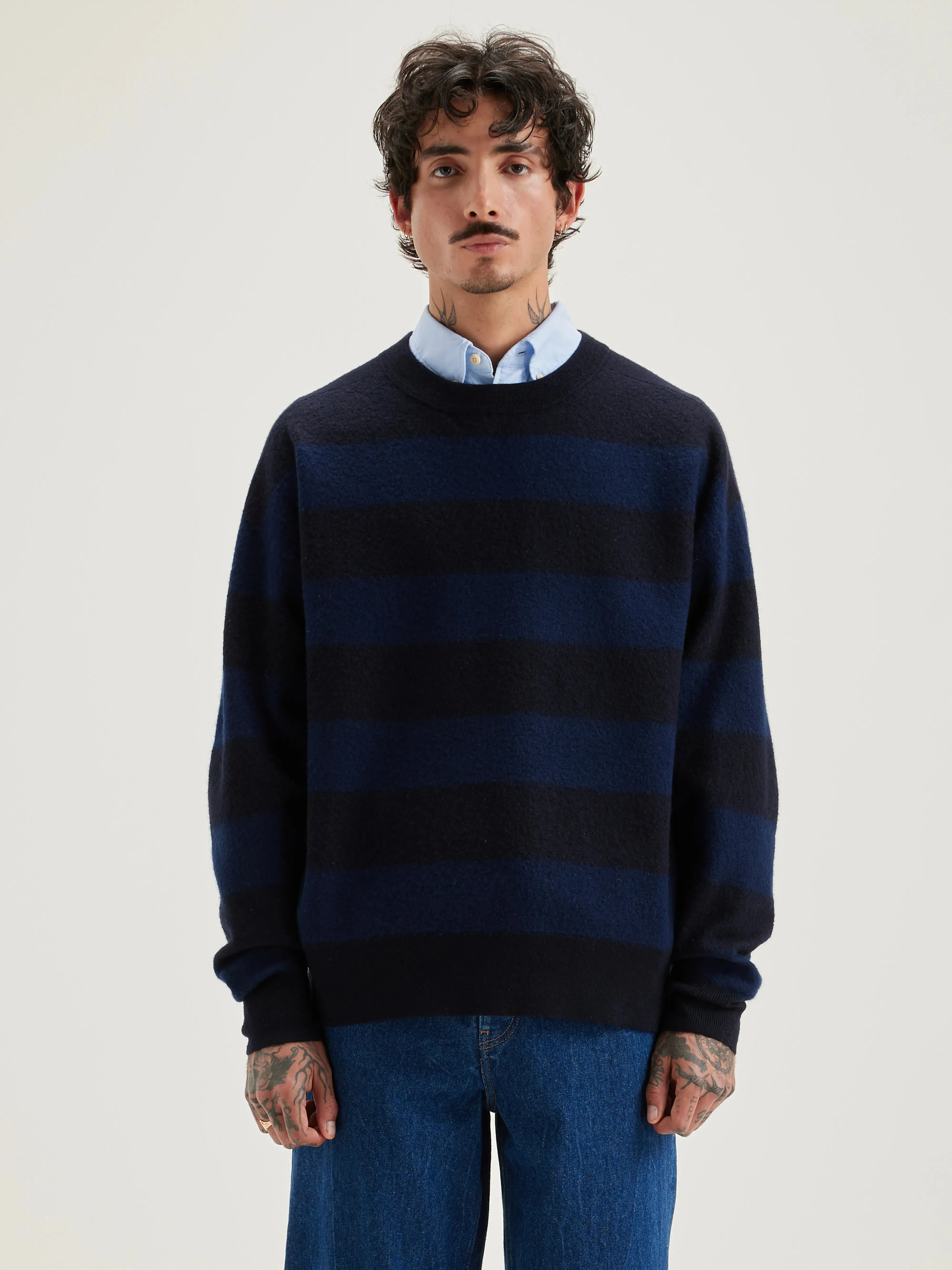 Goityn crew-neck sweater (242 / M / STRIPE A) sold by Bellrose product image thumbnail 2
