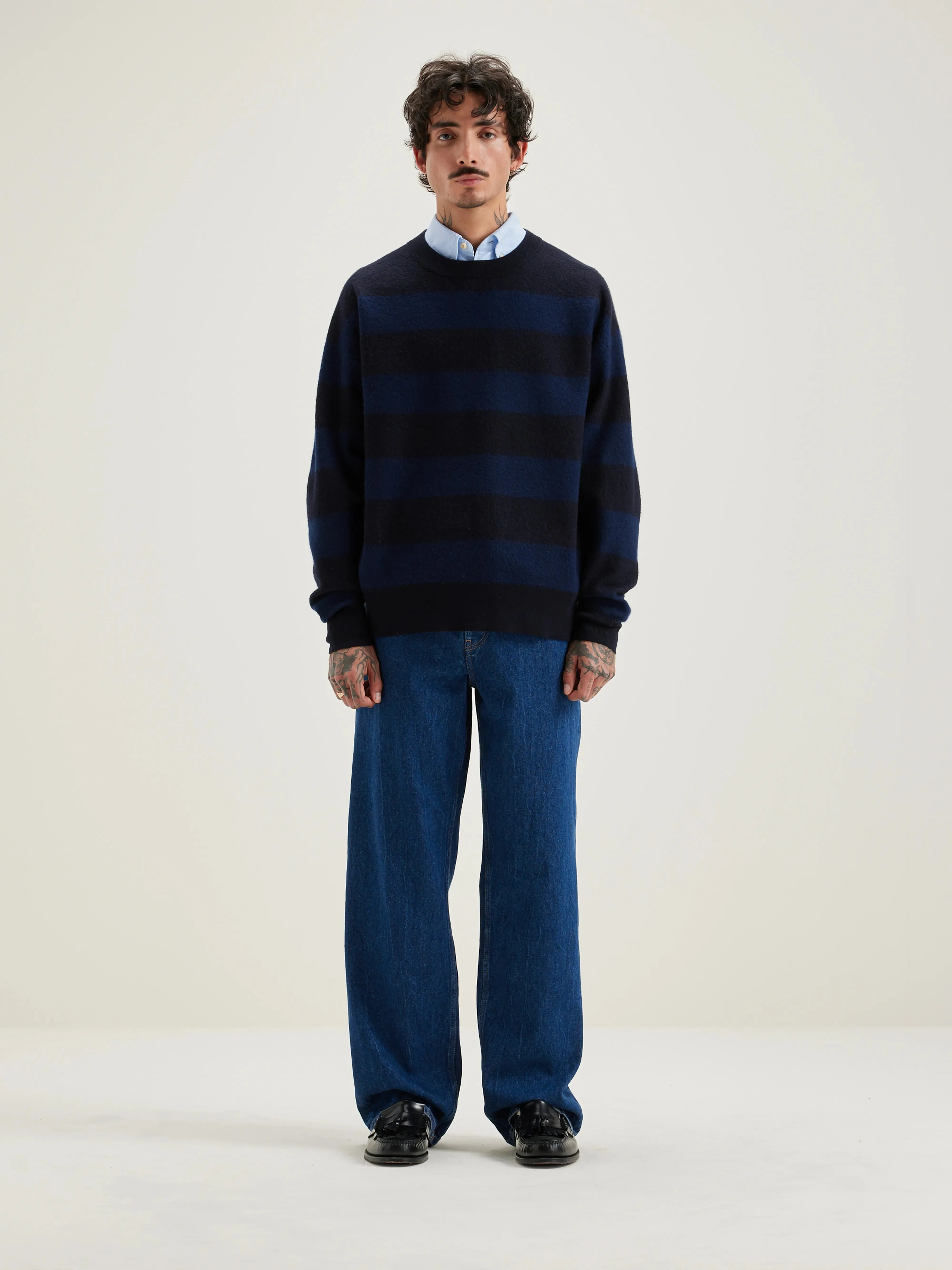 Goityn crew-neck sweater (242 / M / STRIPE A) sold by Bellrose product image thumbnail 3