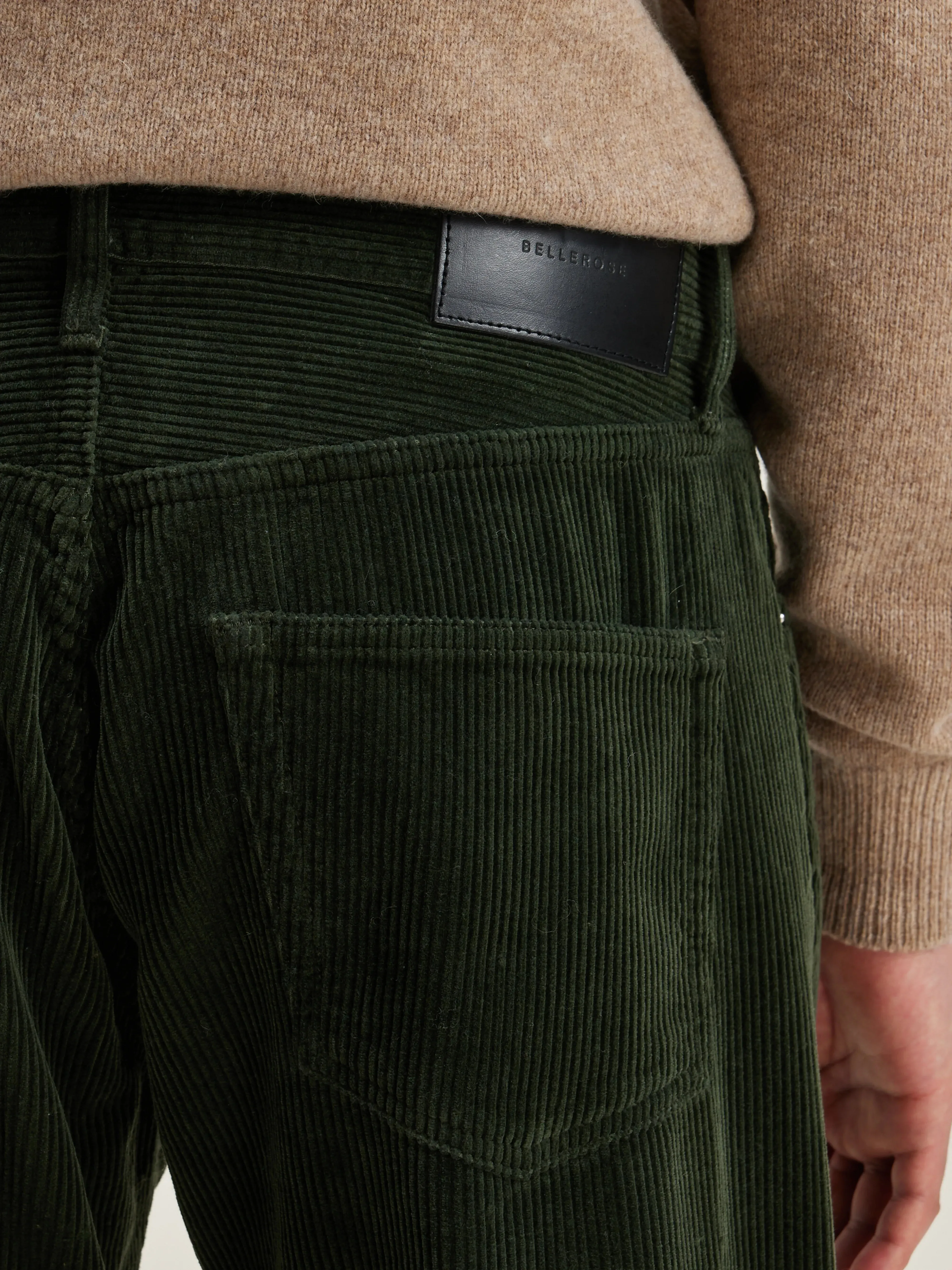 Percy dad-style trousers (242 / M / DARK OLIVE) sold by Bellrose product image thumbnail 4