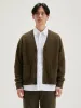 Geican v-neck cardigan (242 / M / MILITARY) sold by Bellrose