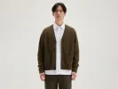 Geican v-neck cardigan (242 / M / MILITARY) sold by Bellrose