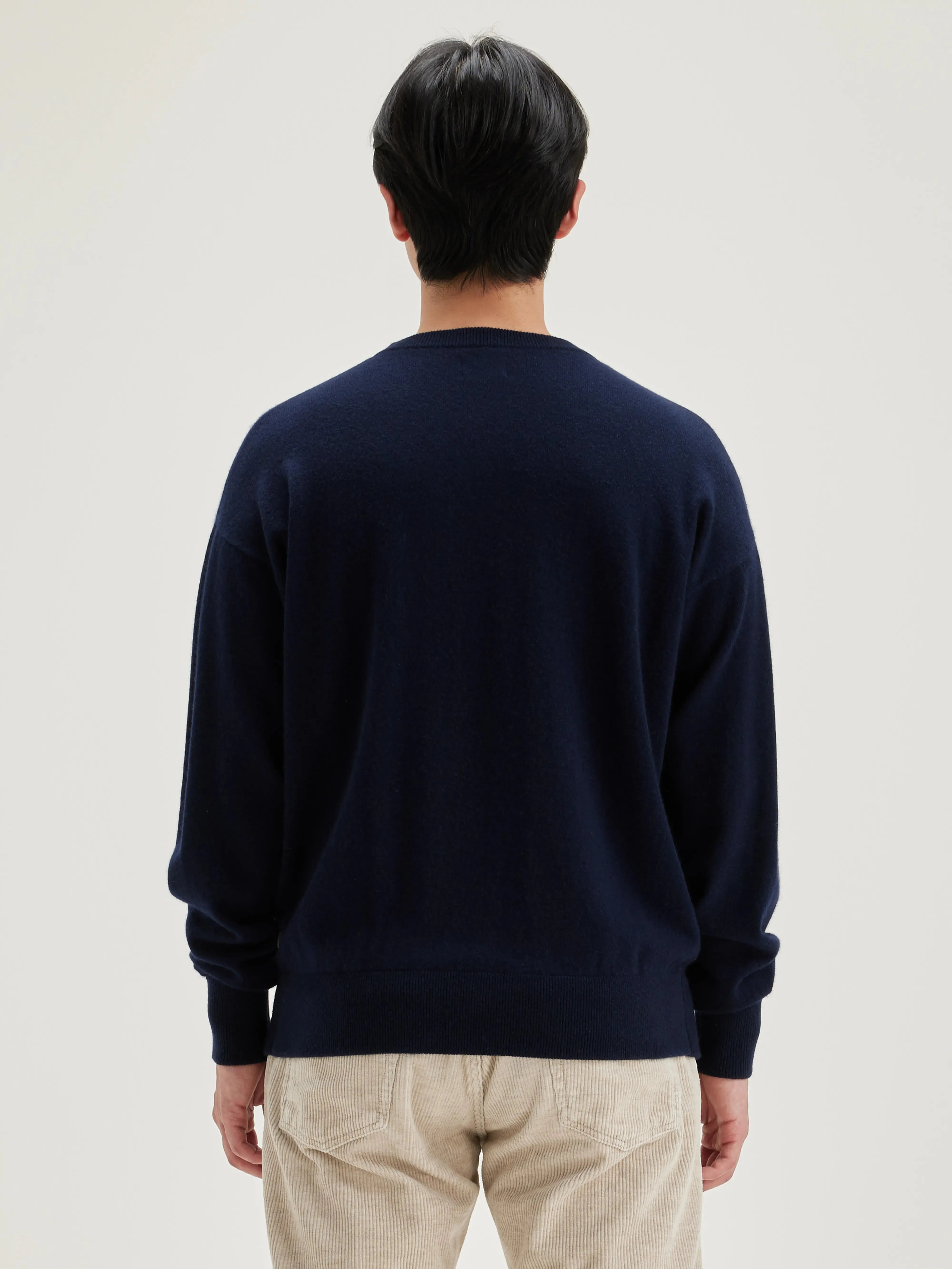 Slamy crew-neck sweater (242 / M / NAVY) sold by Bellrose product image thumbnail 4