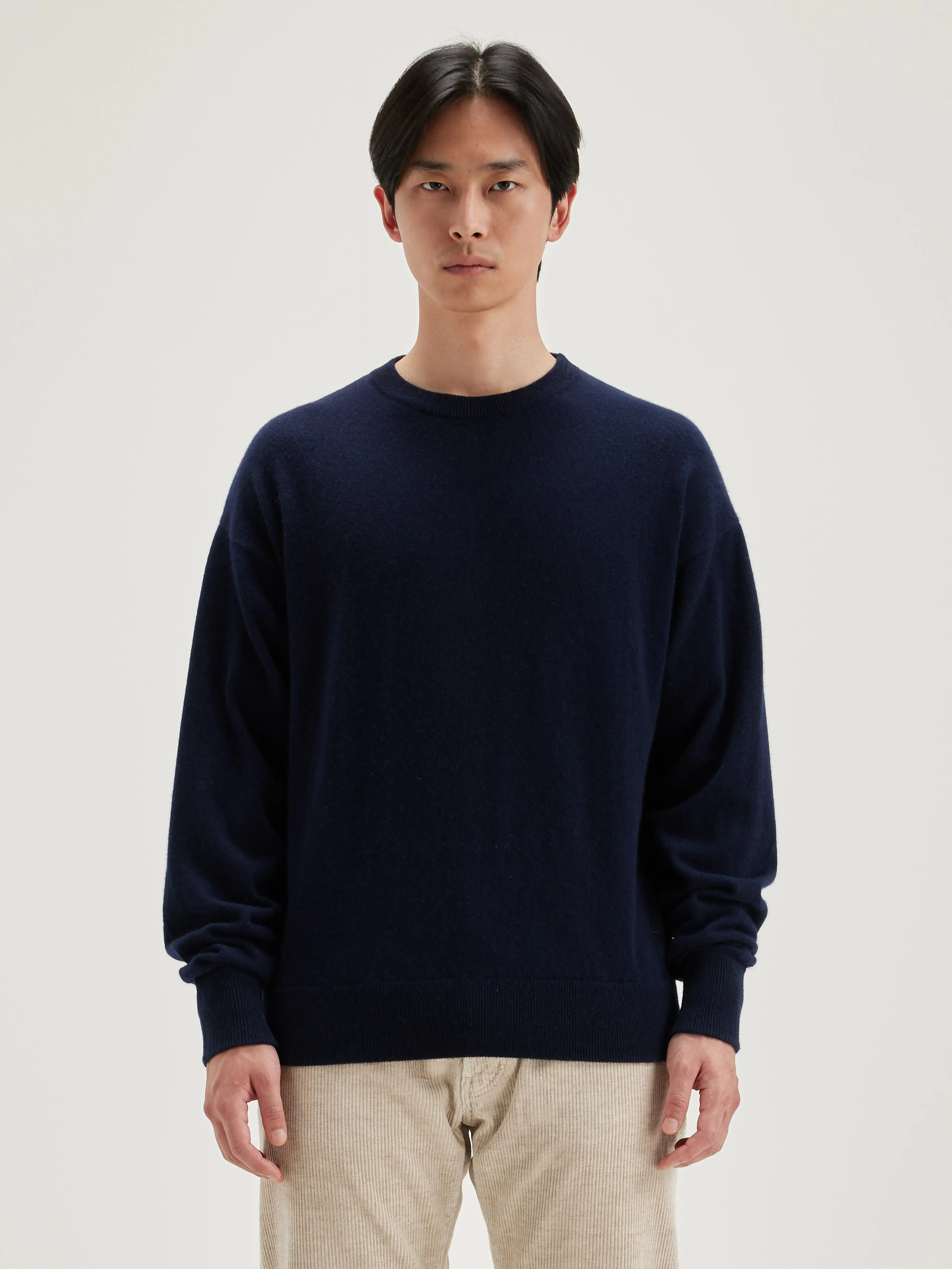 Slamy crew-neck sweater (242 / M / NAVY) sold by Bellrose product image thumbnail 2