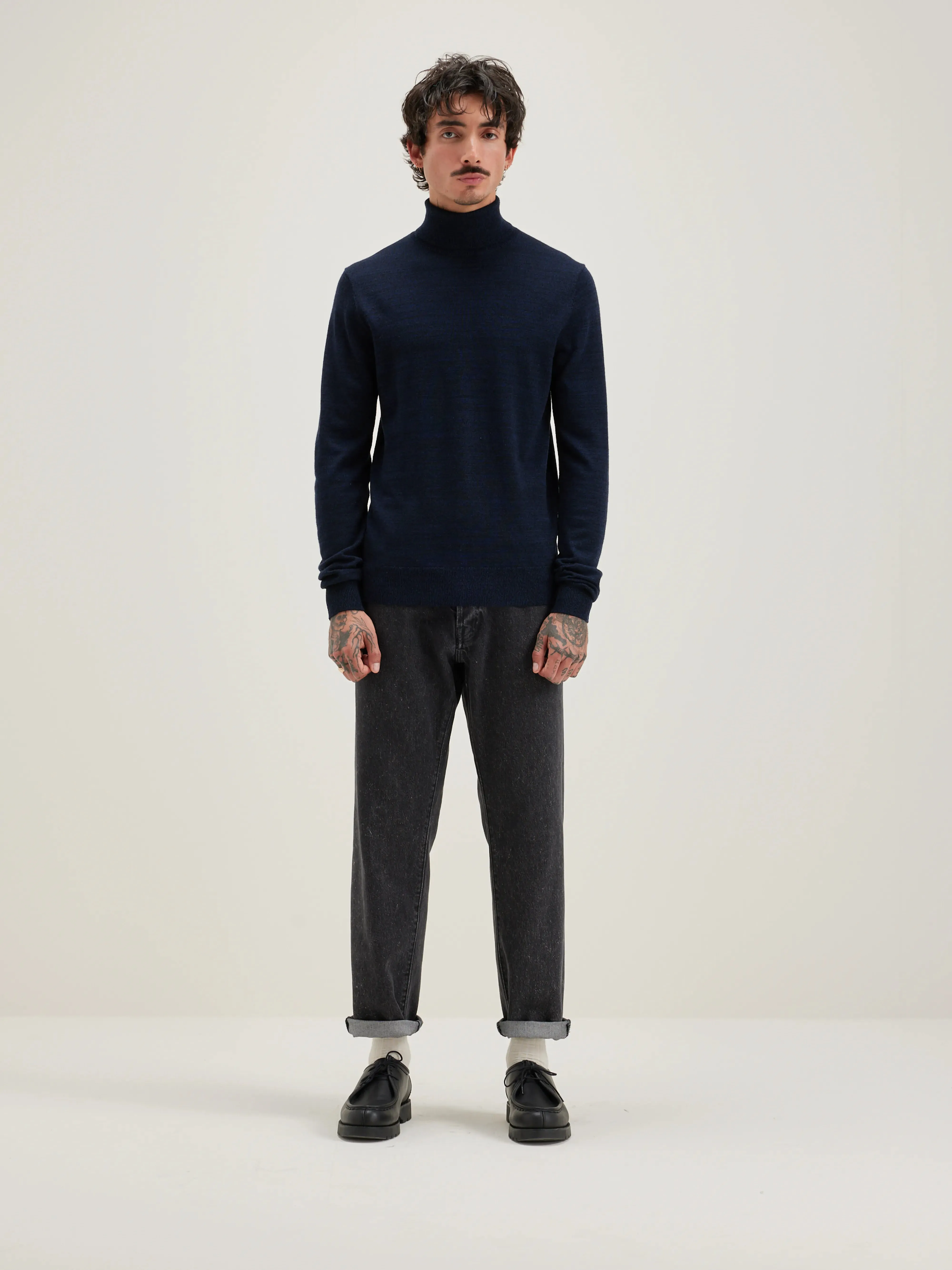 Dilor turtleneck sweater (242 / M / BLUE NIGHTS) sold by Bellrose product image thumbnail 3