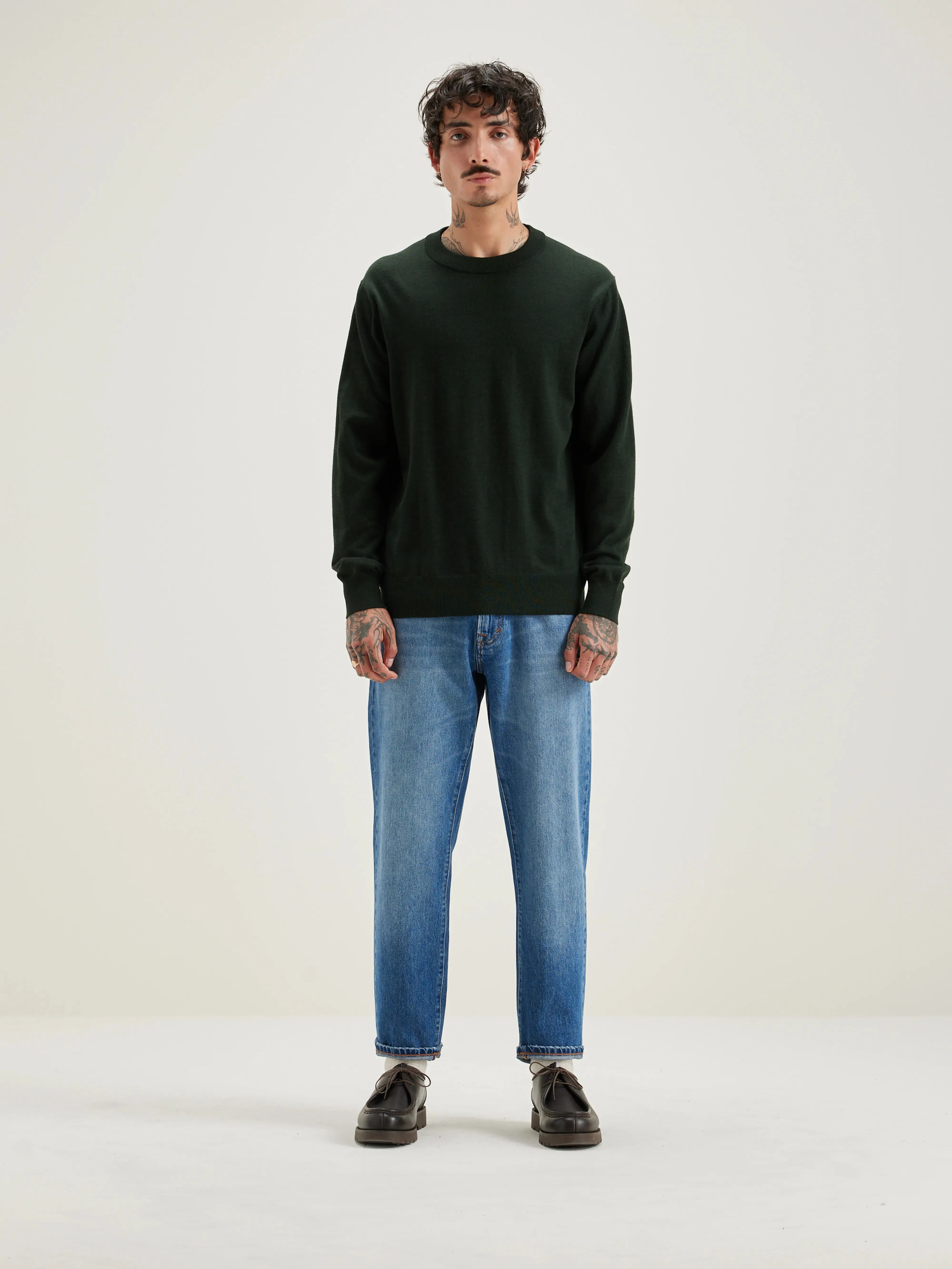 Dilliv crew-neck sweater (242 / M / FOREST) sold by Bellrose product image thumbnail 3