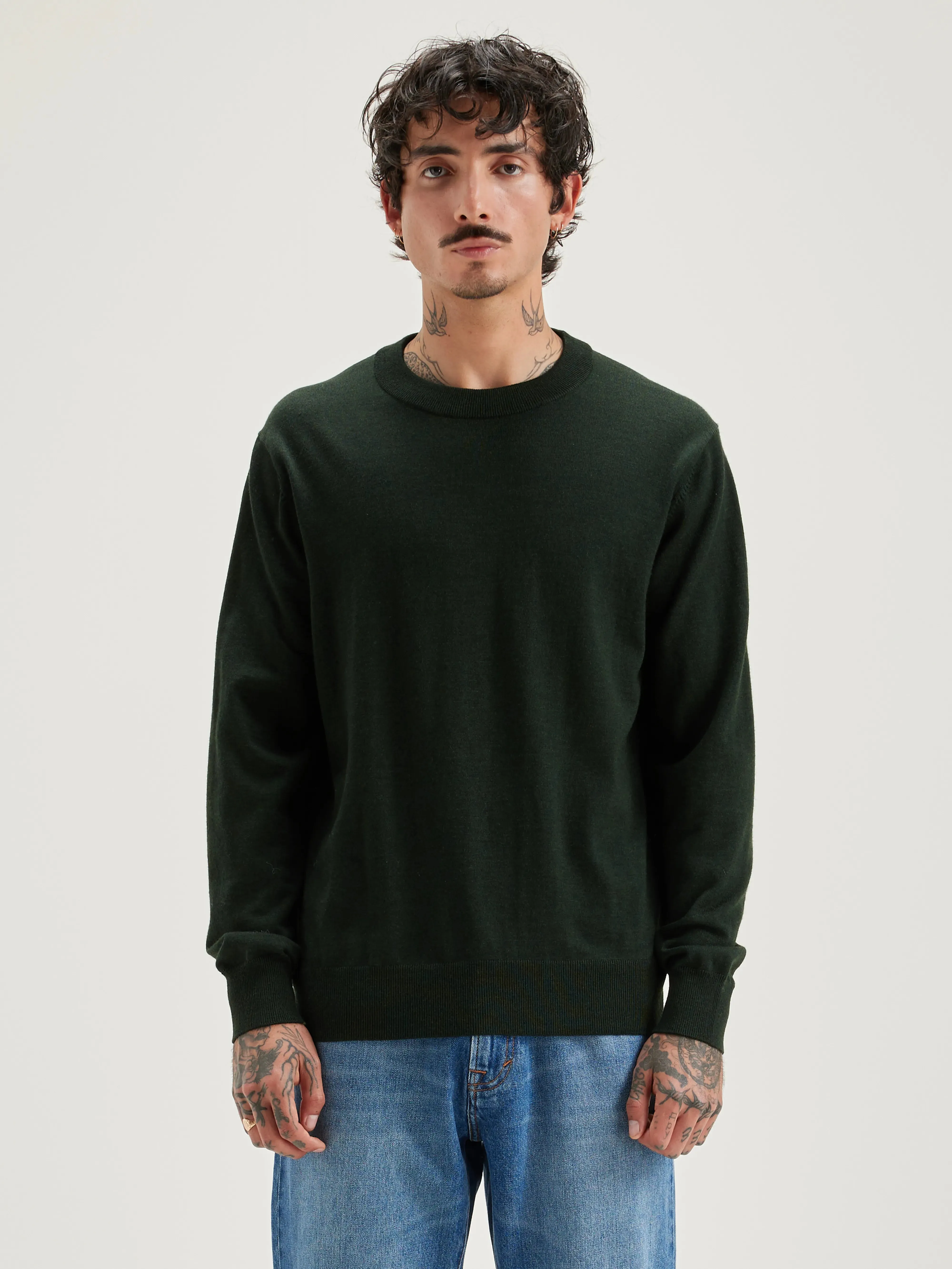 Dilliv crew-neck sweater (242 / M / FOREST) sold by Bellrose product image thumbnail 2