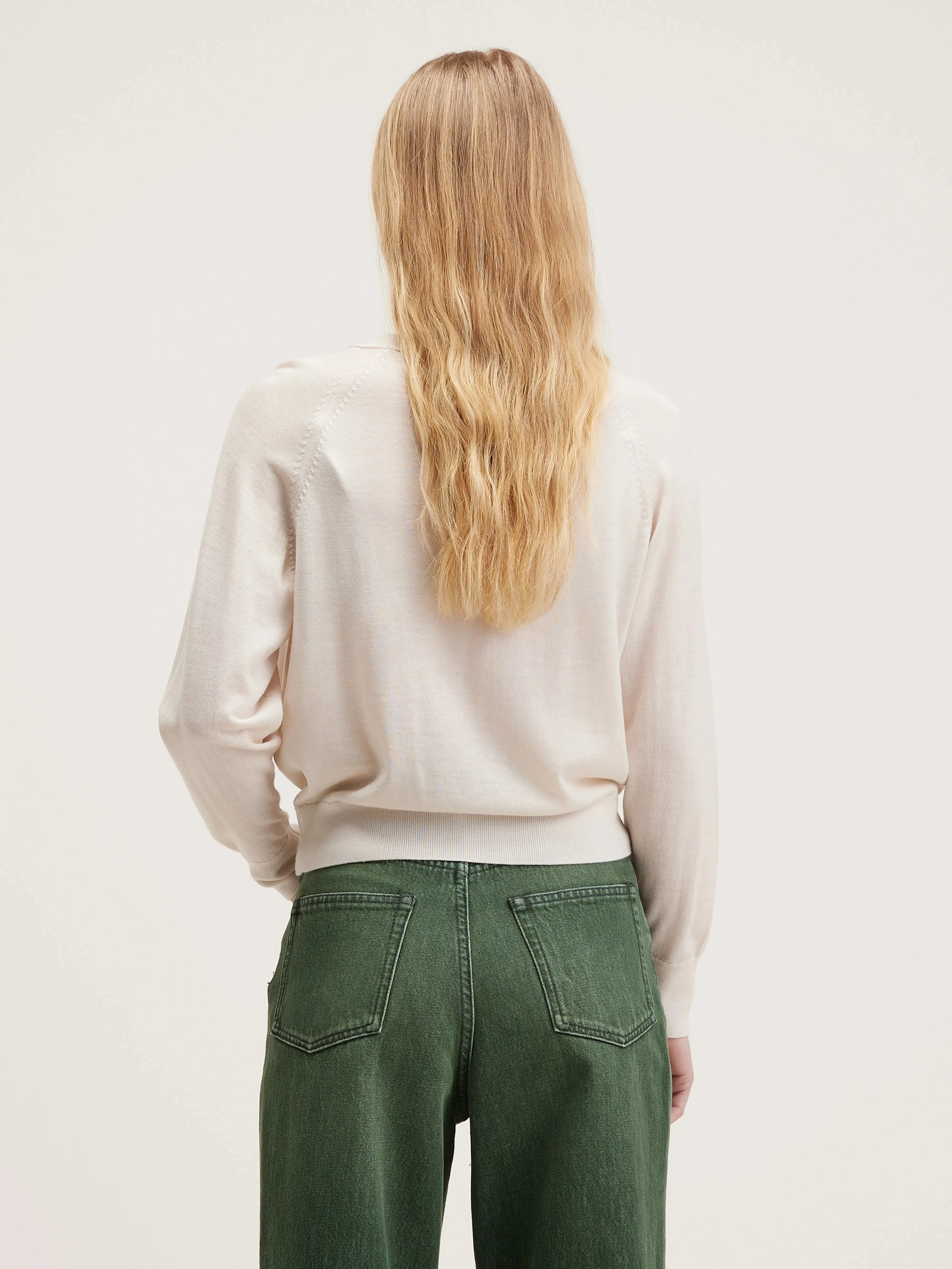 Delen classic sweater (242 / W / IVORY) sold by Bellrose product image thumbnail 4