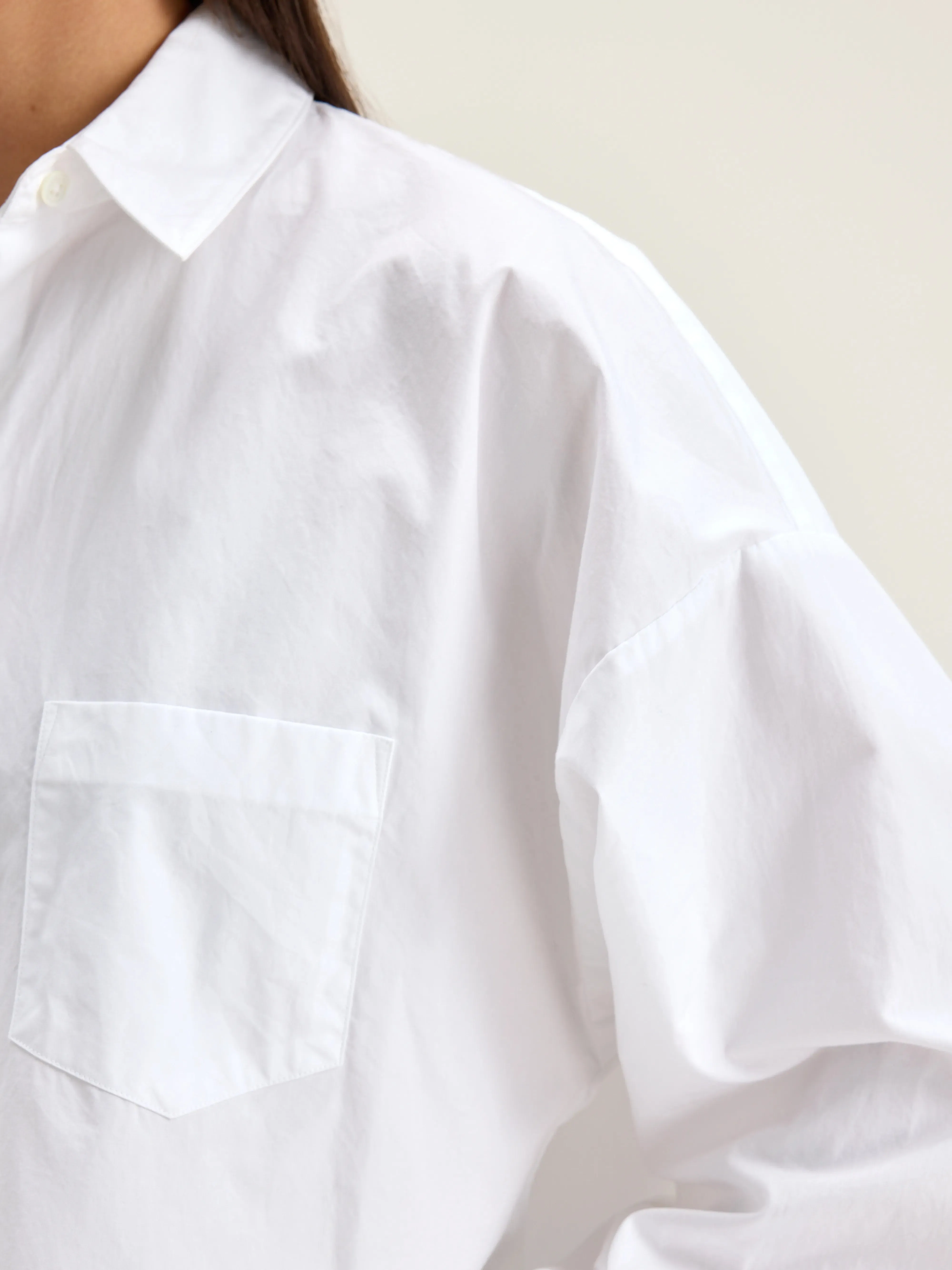 Giorgia poplin shirt (242 / W / WHITE) sold by Bellrose product image thumbnail 5