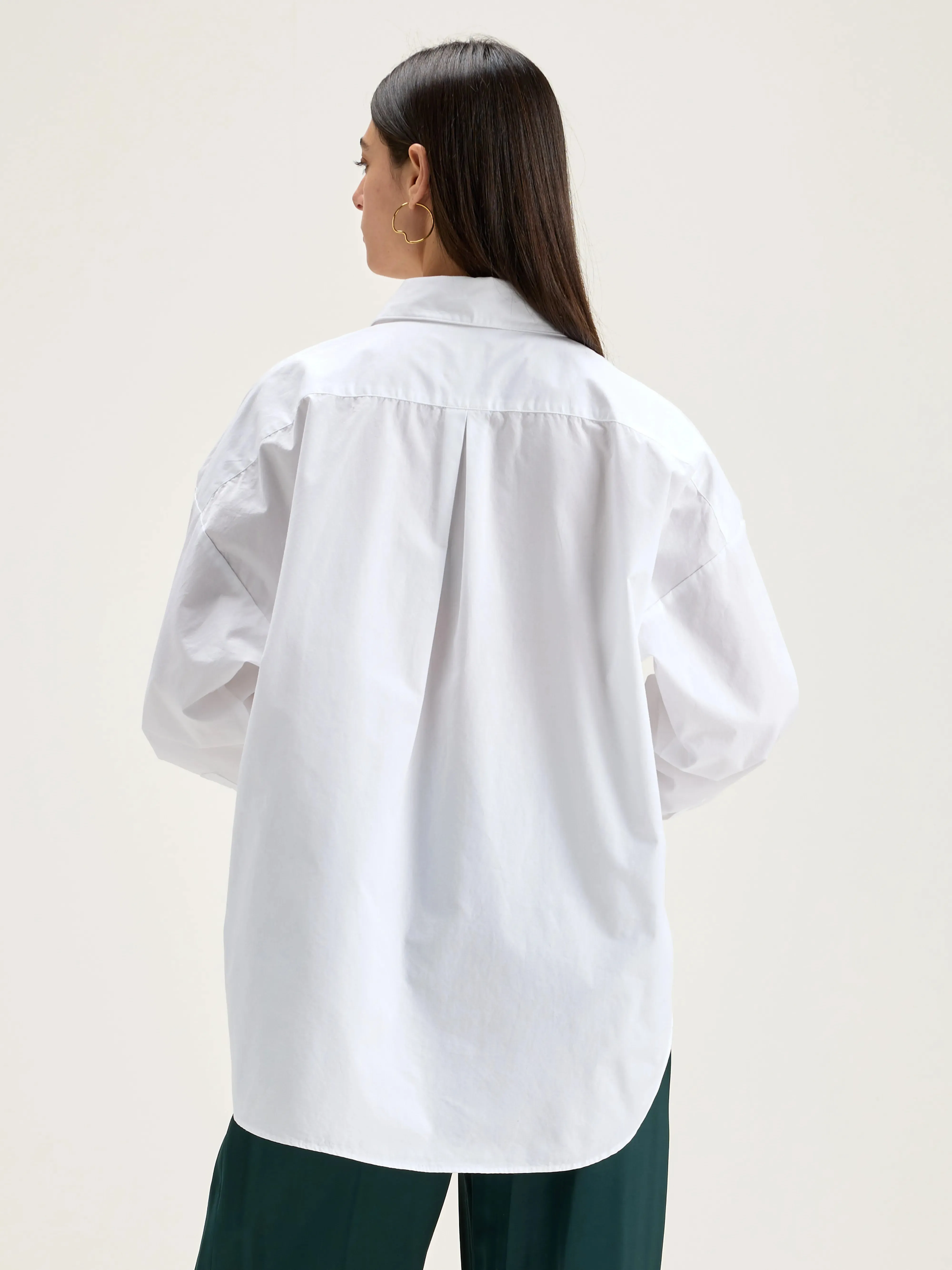 Giorgia poplin shirt (242 / W / WHITE) sold by Bellrose product image thumbnail 4