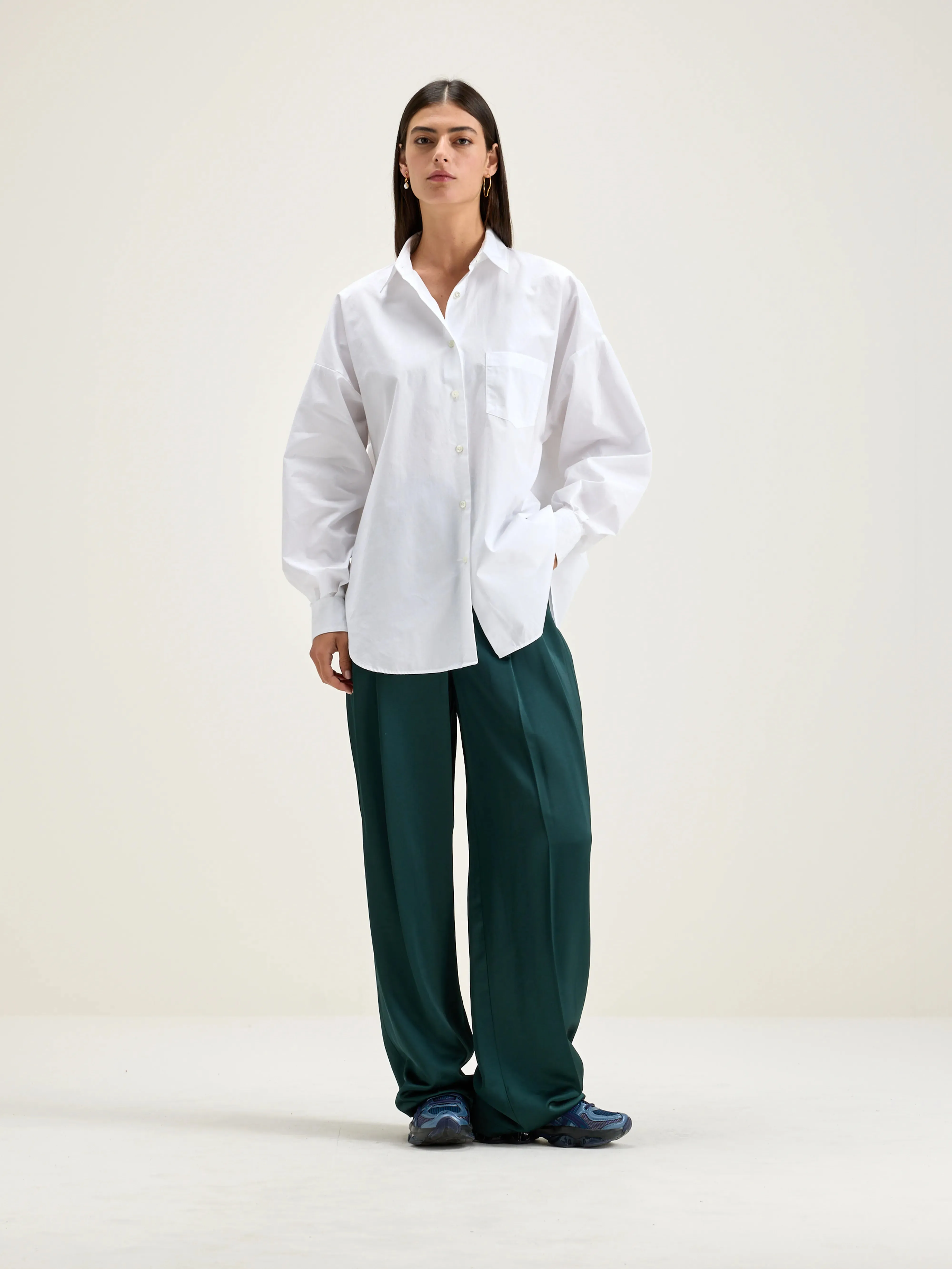 Giorgia poplin shirt (242 / W / WHITE) sold by Bellrose product image thumbnail 3