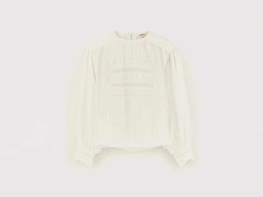 Hekoo romantic blouse (242 / G / ECRU) sold by Bellrose