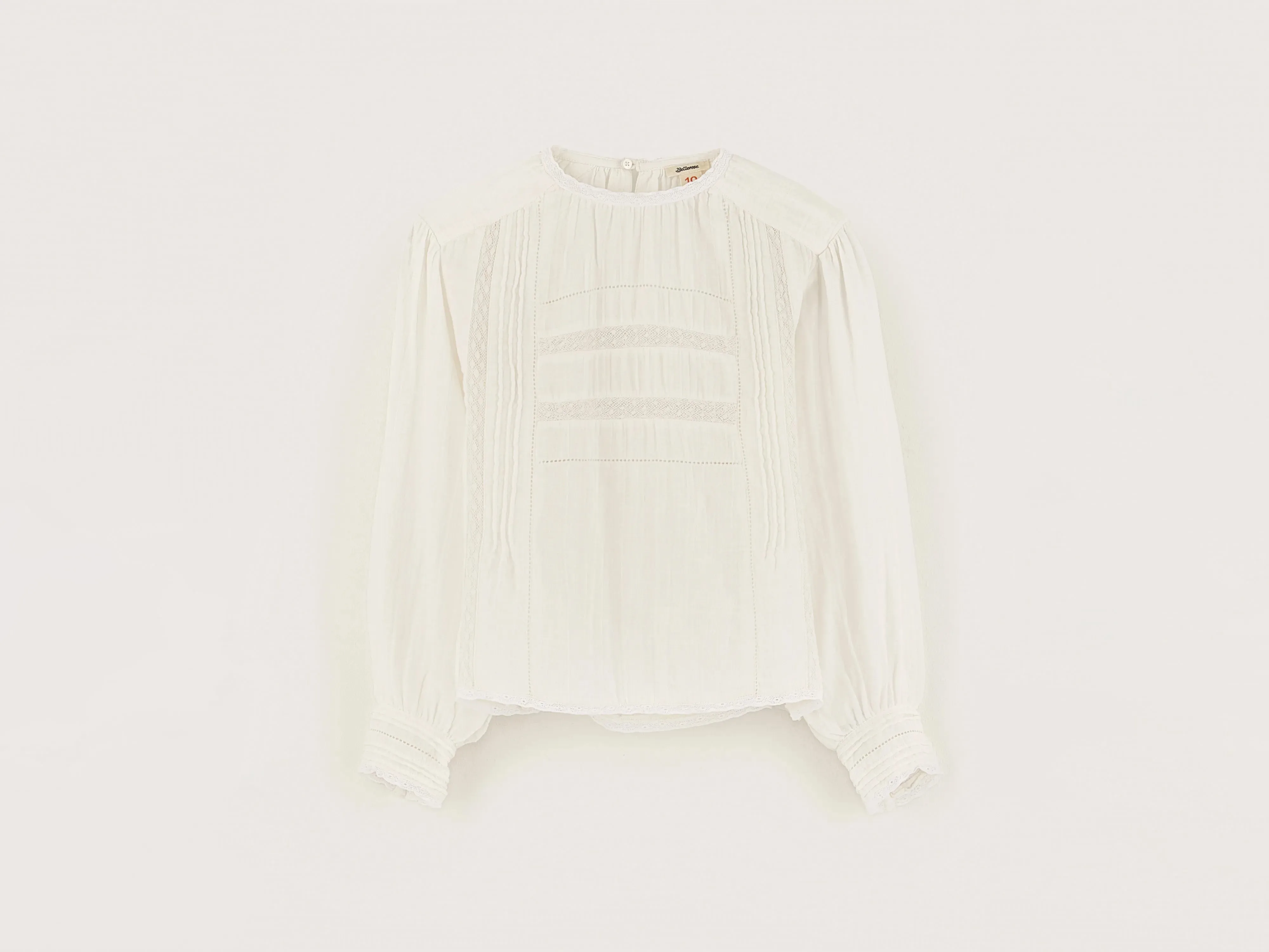 Hekoo romantic blouse (242 / G / ECRU) sold by Bellrose