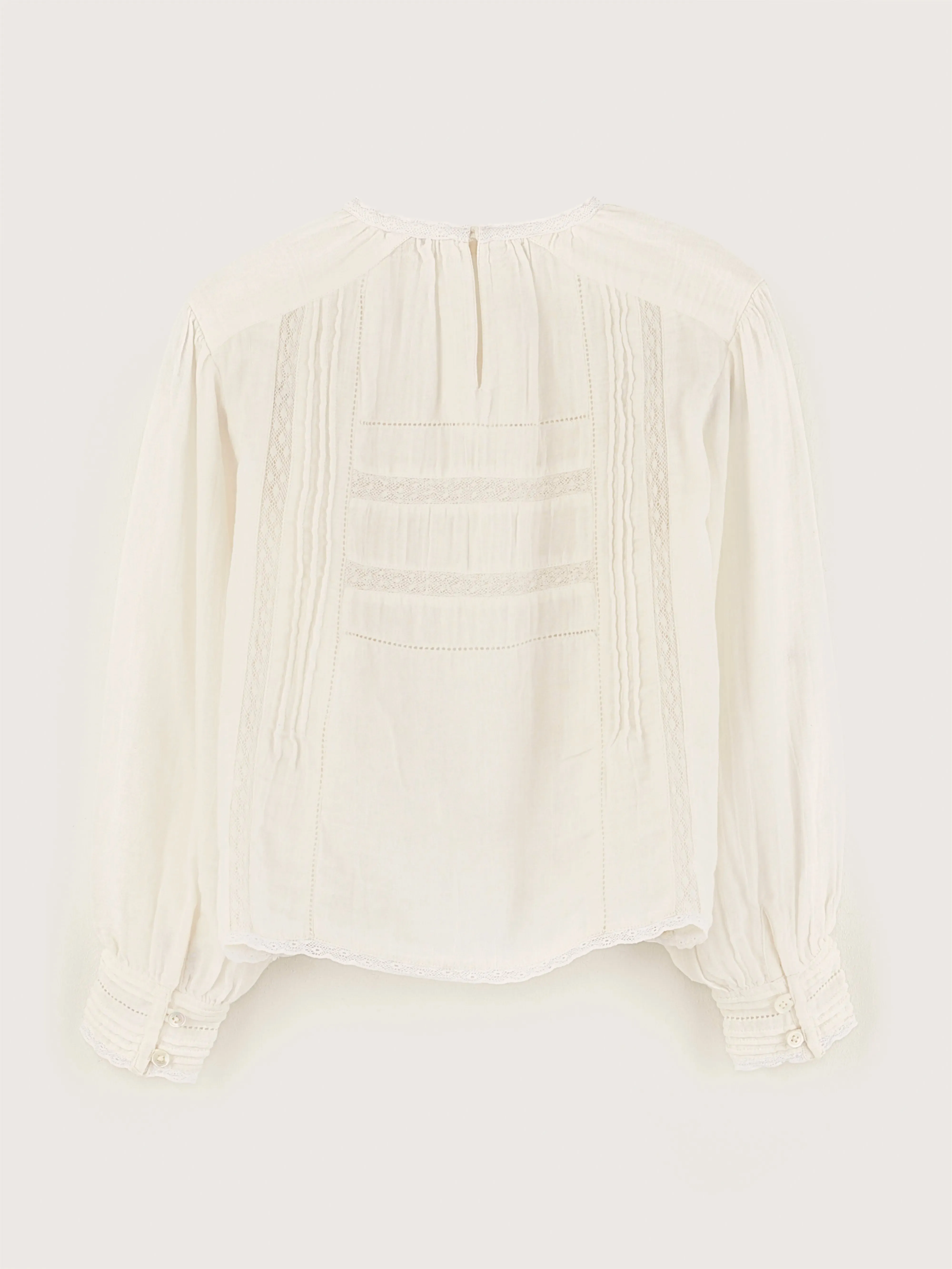 Hekoo romantic blouse (242 / G / ECRU) sold by Bellrose product image thumbnail 4