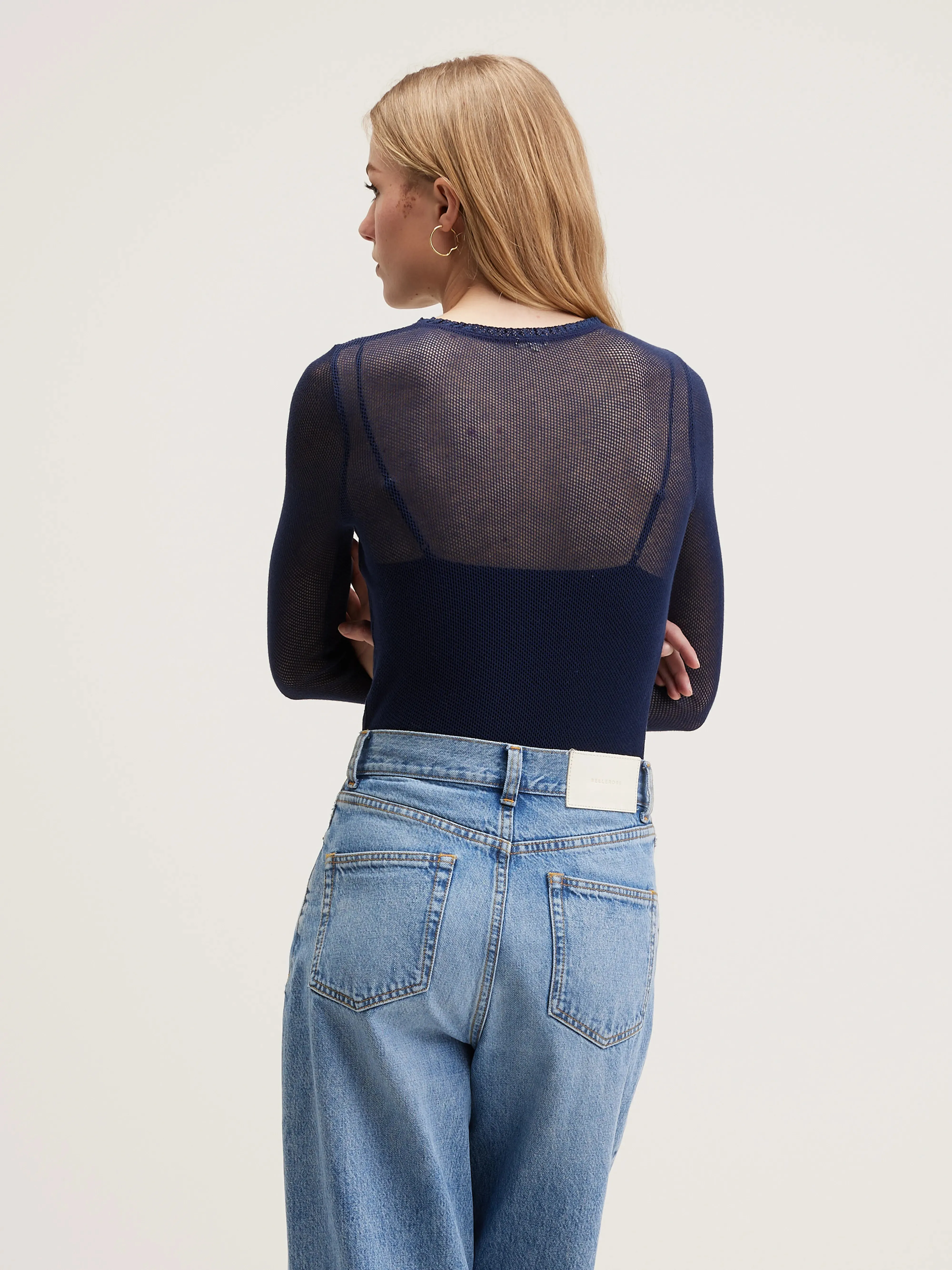 Vibke long-sleeve t-shirt (242 / W / NAVAL) sold by Bellrose product image thumbnail 4