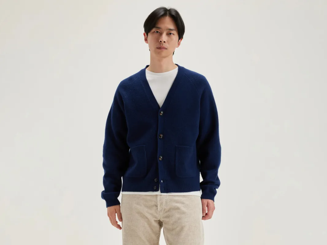 Geican v-neck cardigan (242 / M / NAVAL) sold by Bellrose