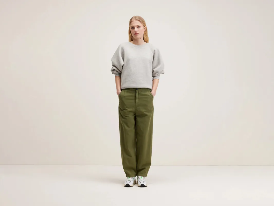 Pasop relaxed trousers (242 / W / ARMY) sold by Bellrose