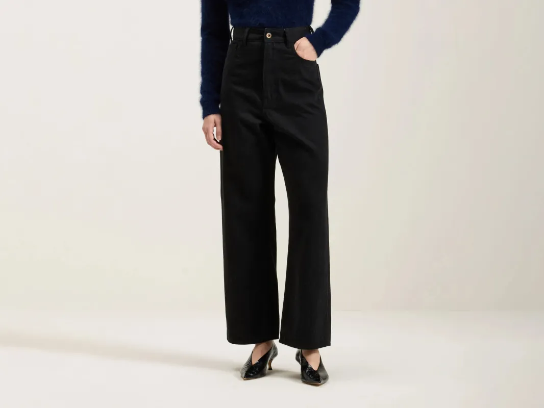 Denim N. 61 wide jeans (242 / W / OFF BLACK) sold by Bellrose