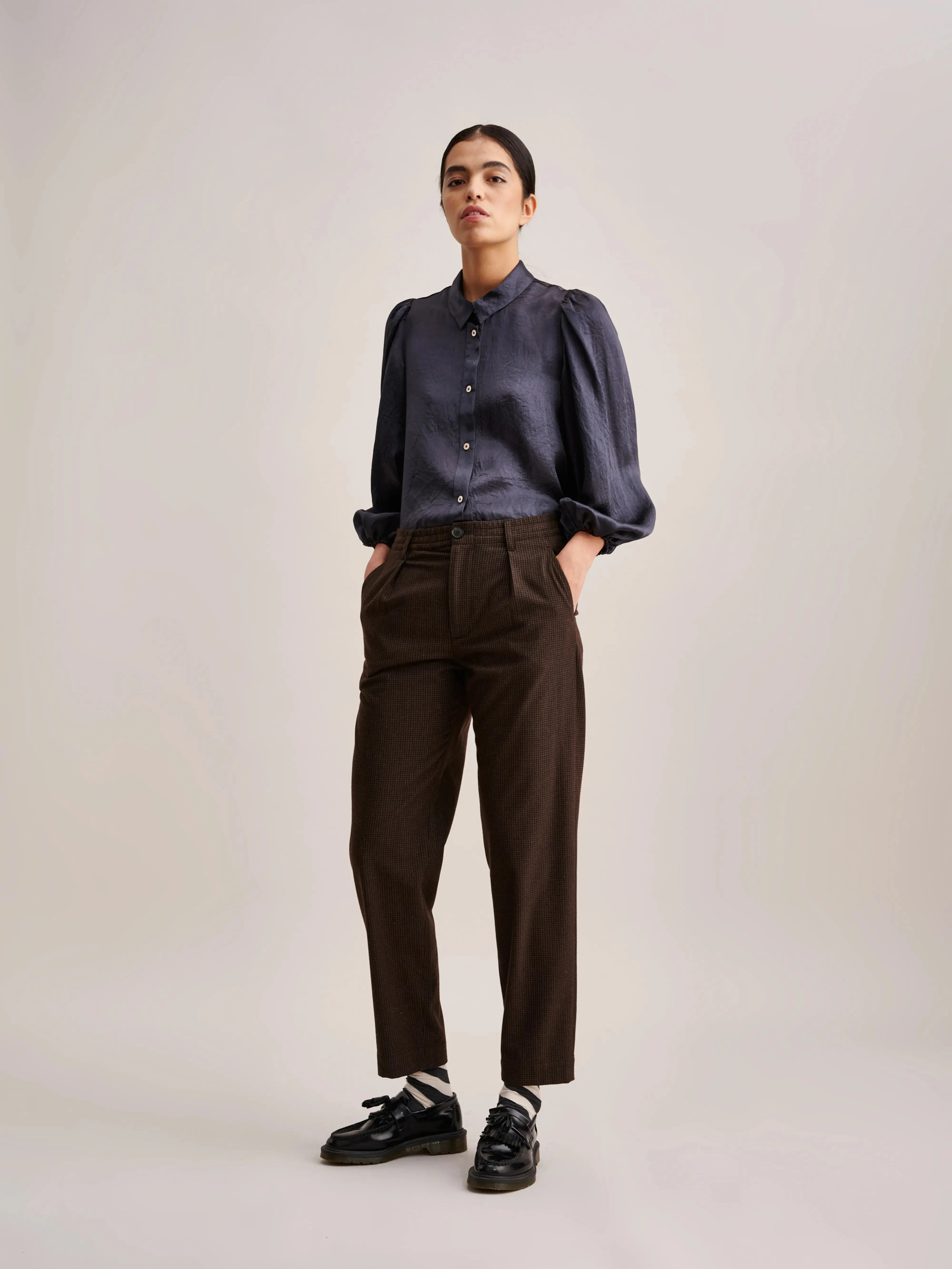 Villa Trousers (232 / W / CHECK A) sold by Bellrose product image thumbnail 2