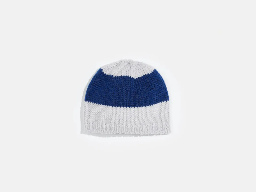 Nanos Beanie (232 / W / STRIPE B) made by Bellerose
