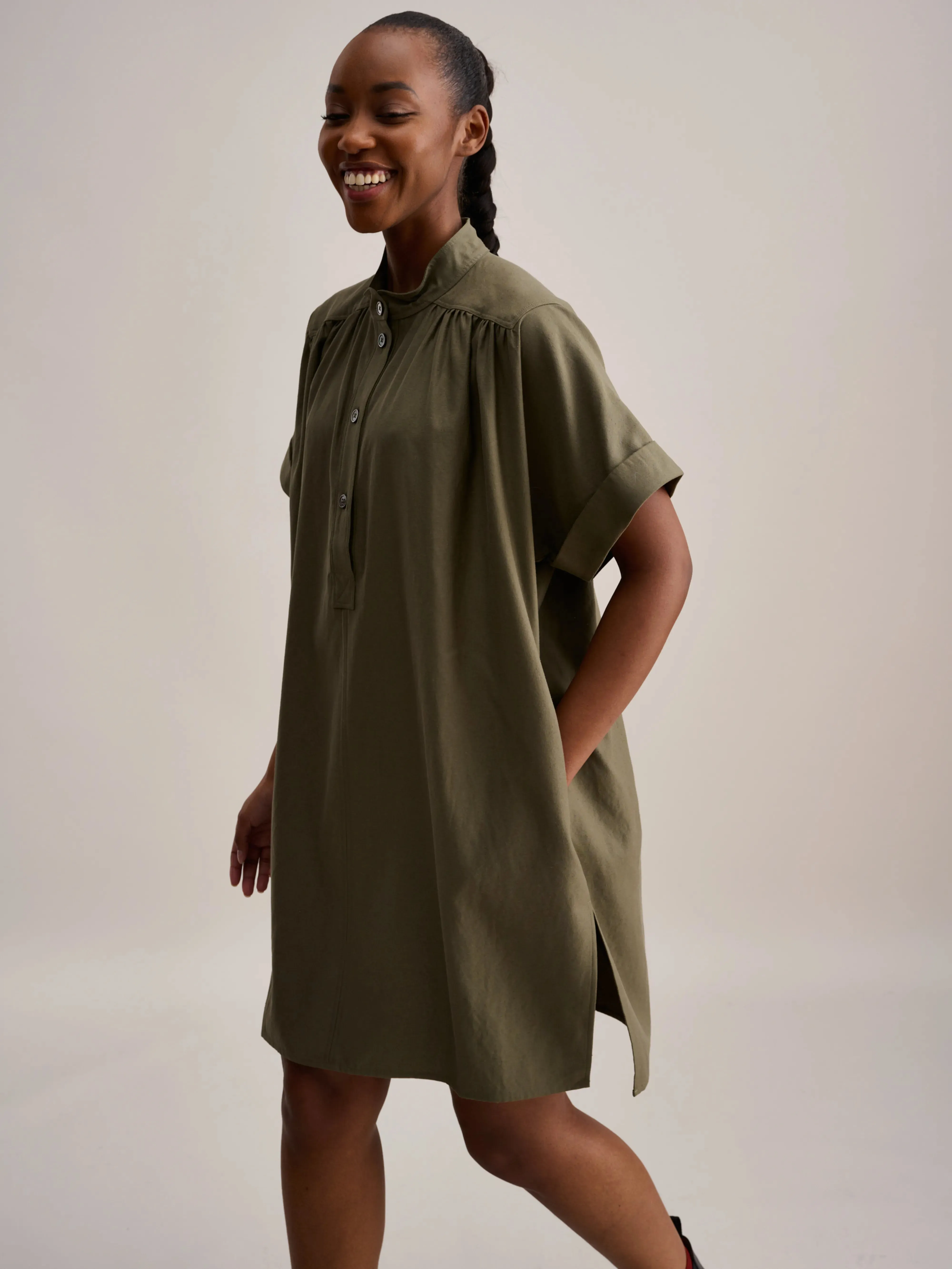 Pomme Dress (232 / W / LODEN) sold by Bellrose product image thumbnail 5