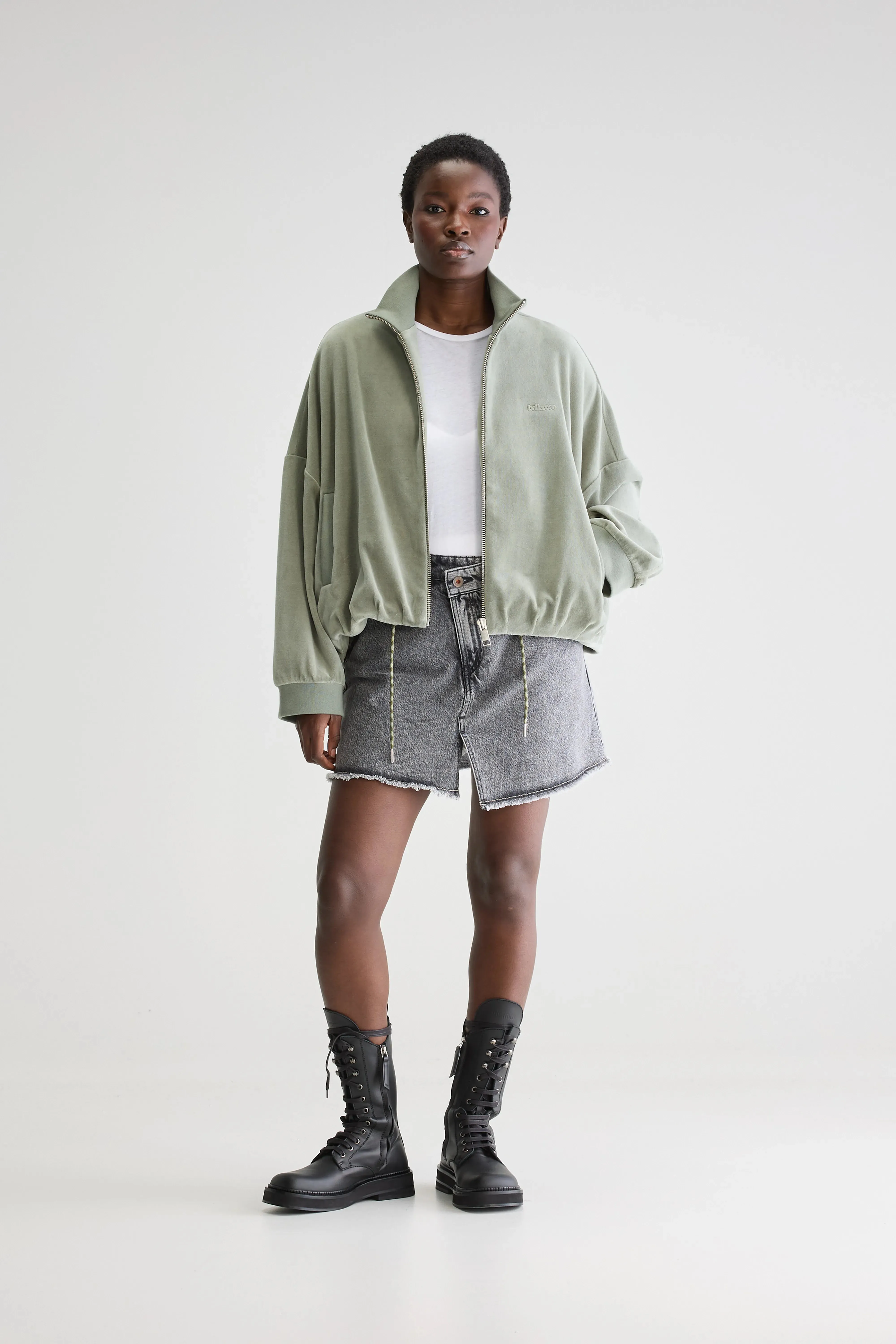 Tallis zip-up sweatshirt (251 / W / EUCALYPTUS) sold by Bellrose product image thumbnail 3