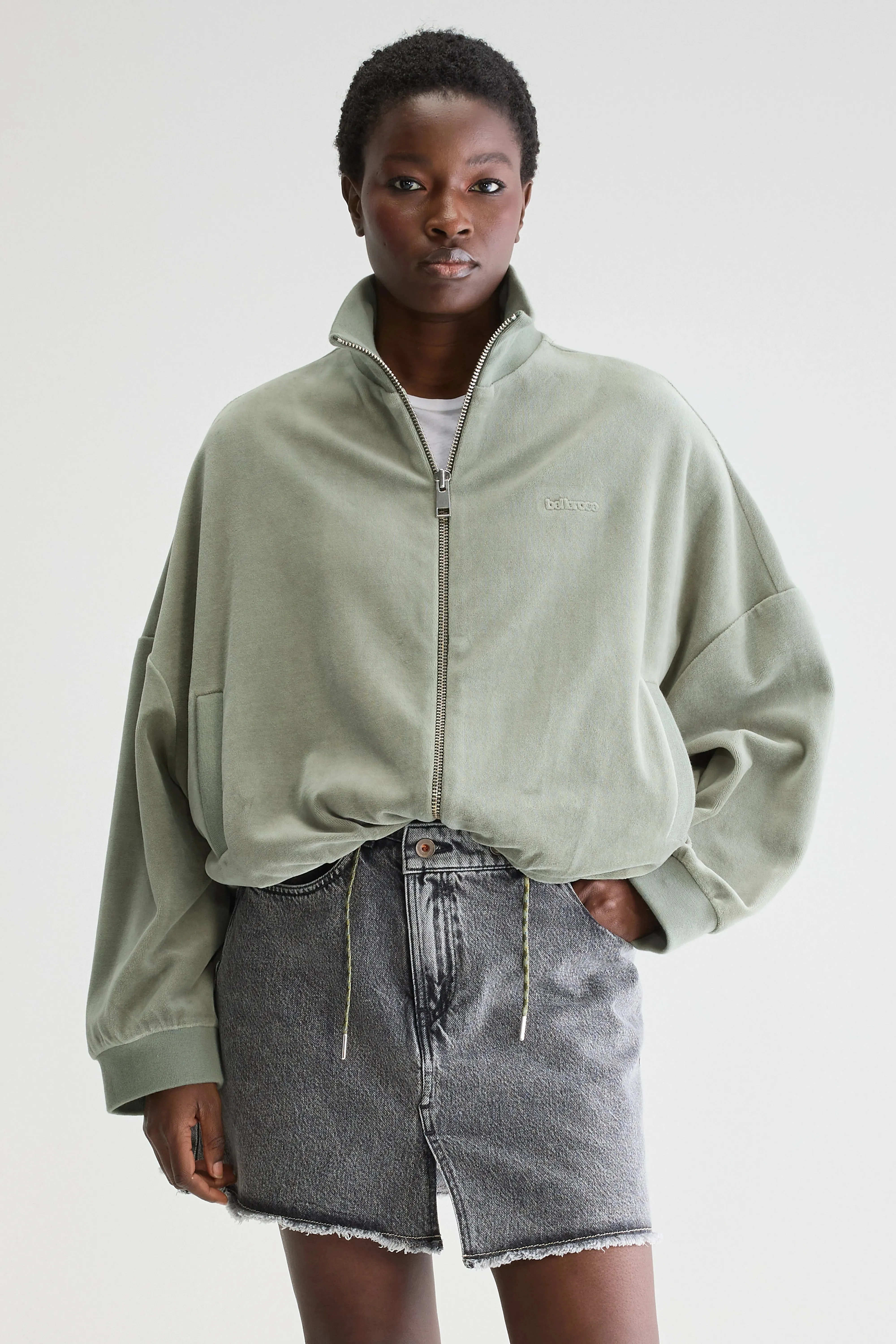Tallis zip-up sweatshirt (251 / W / EUCALYPTUS) sold by Bellrose product image thumbnail 2