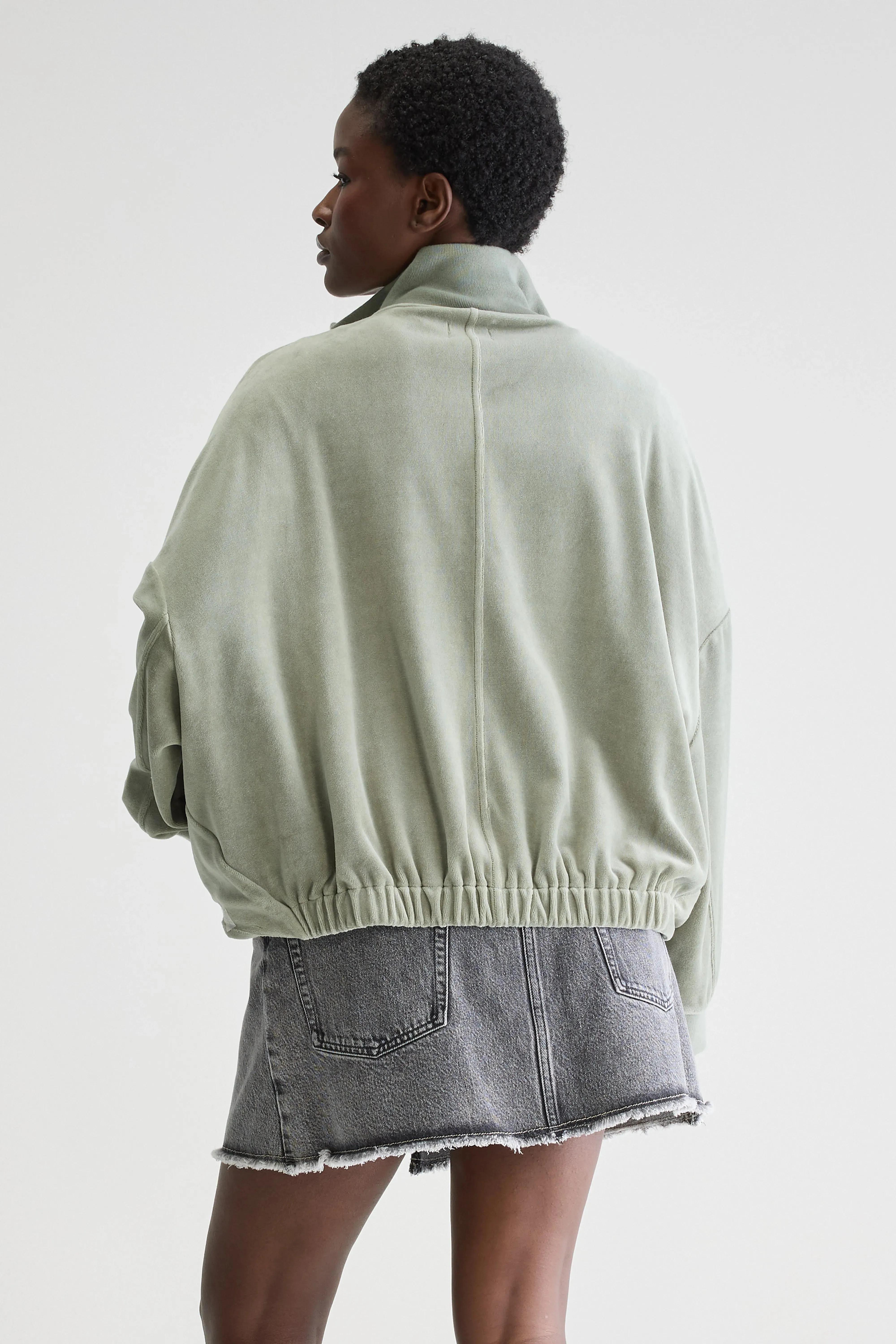 Tallis zip-up sweatshirt (251 / W / EUCALYPTUS) sold by Bellrose product image thumbnail 4
