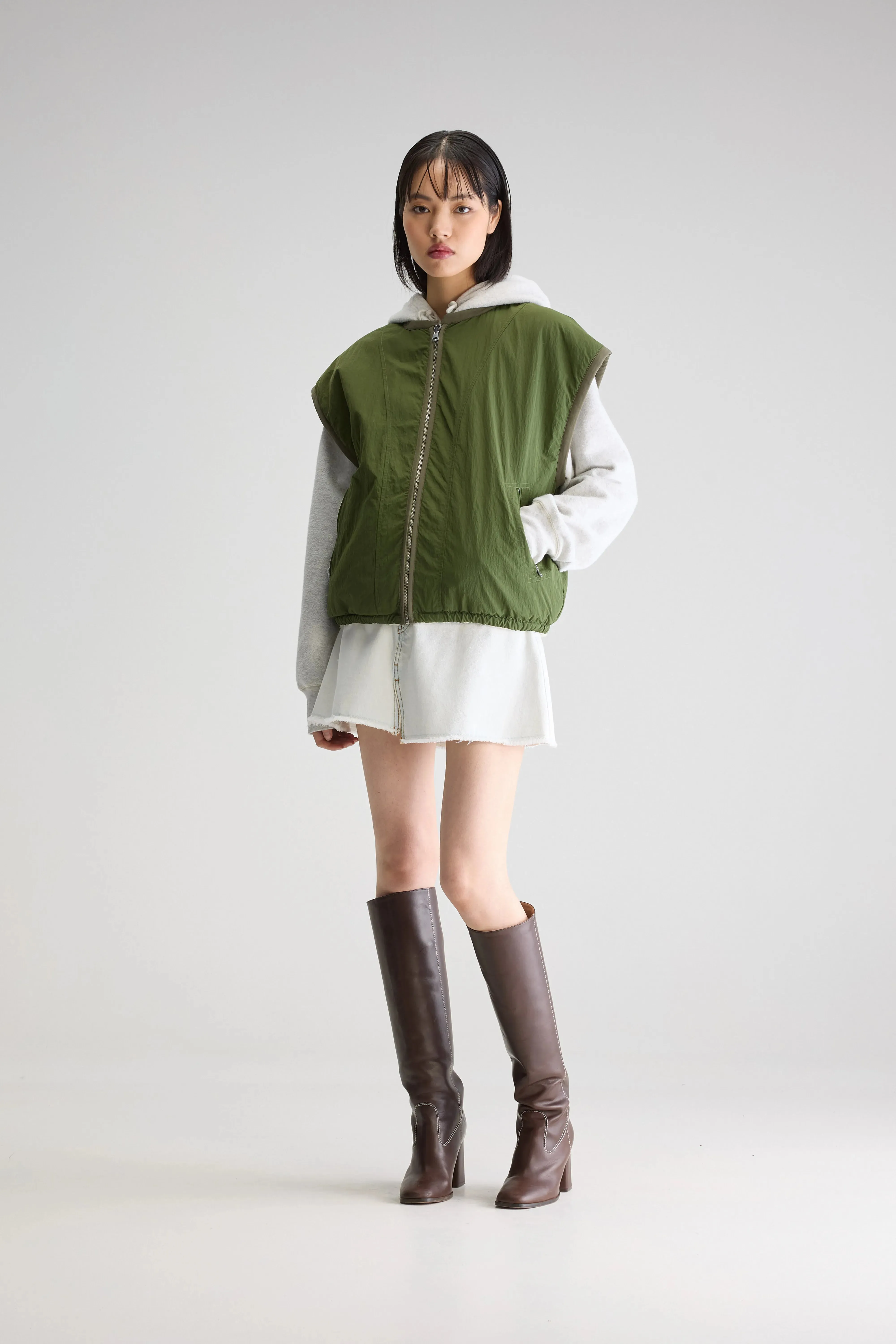 Jano sleeveless jacket (251 / W / ECRU) sold by Bellrose product image thumbnail 3