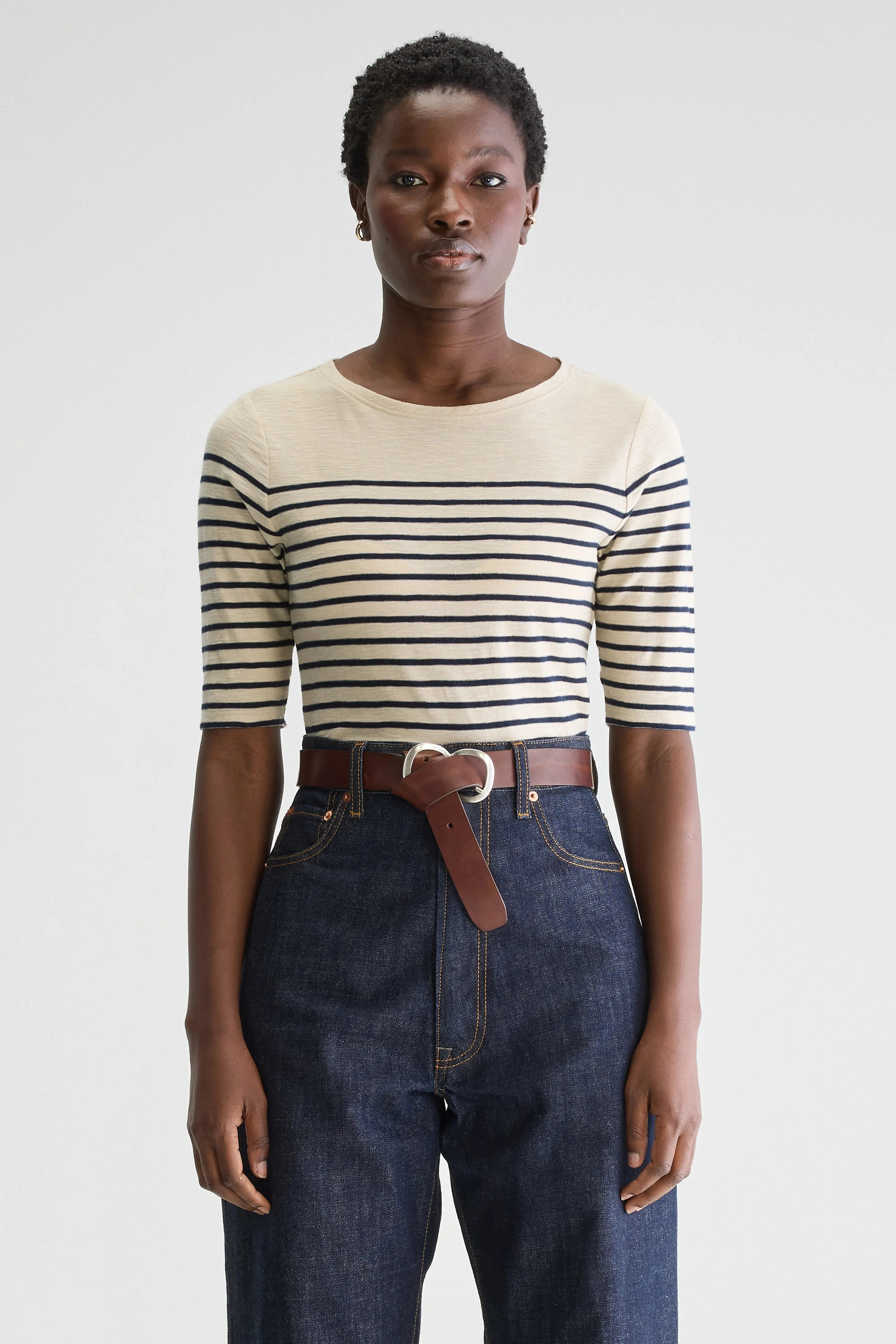 Mias slim t-shirt (251 / W / STRIPE A) sold by Bellrose product image thumbnail 2