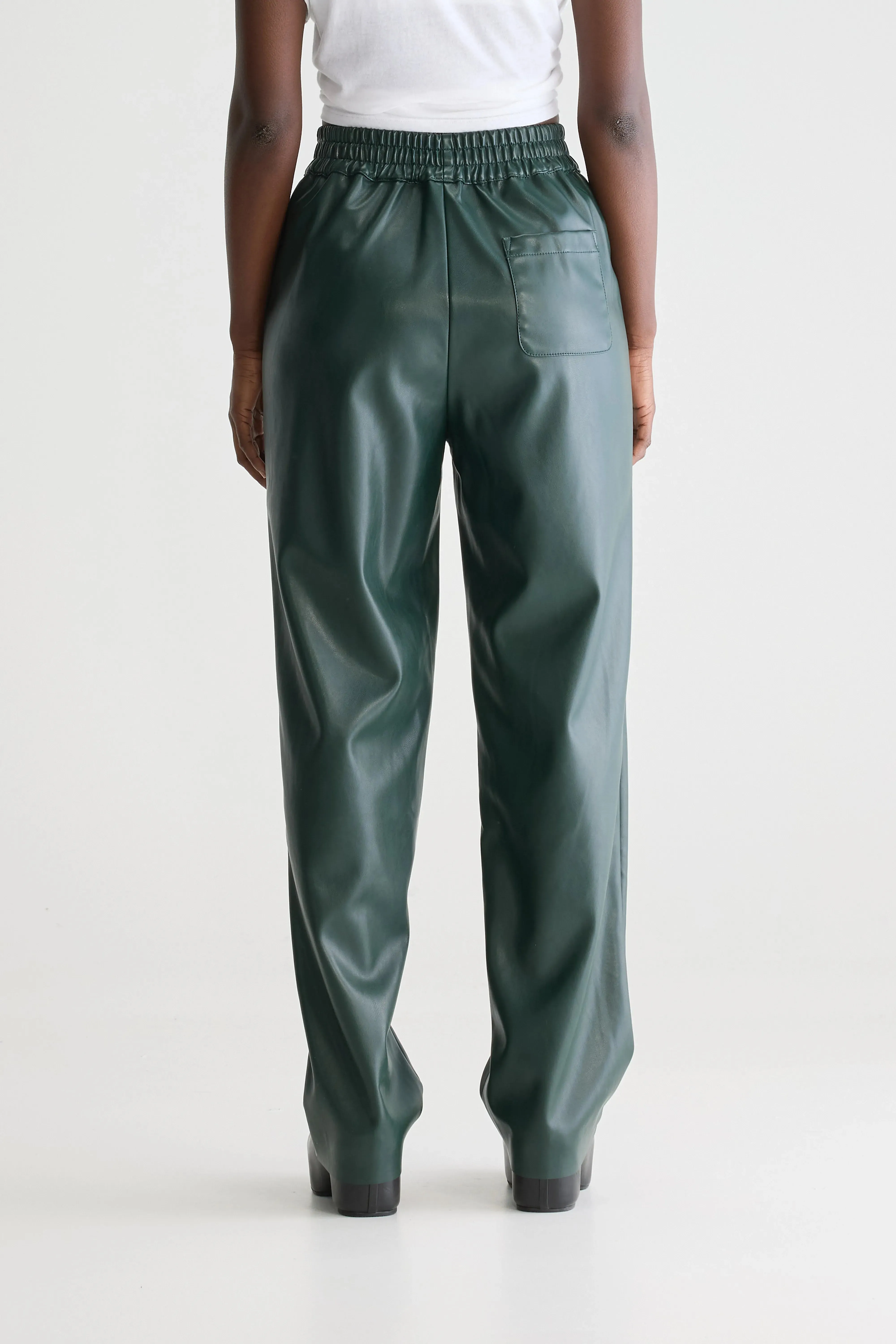 Janda faux leather trousers (251 / W / HUNTER) sold by Bellrose product image thumbnail 4