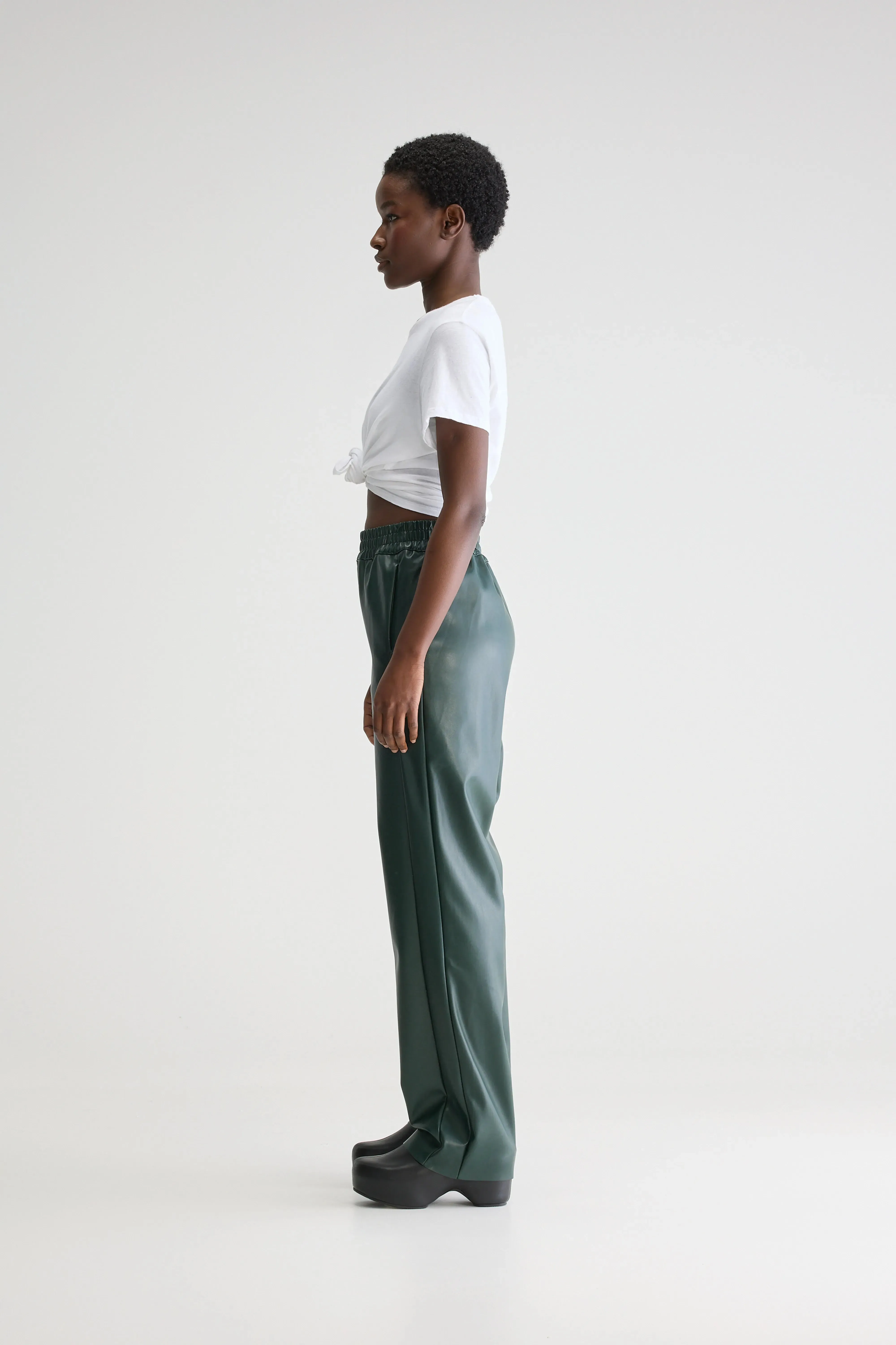 Janda faux leather trousers (251 / W / HUNTER) sold by Bellrose product image thumbnail 5