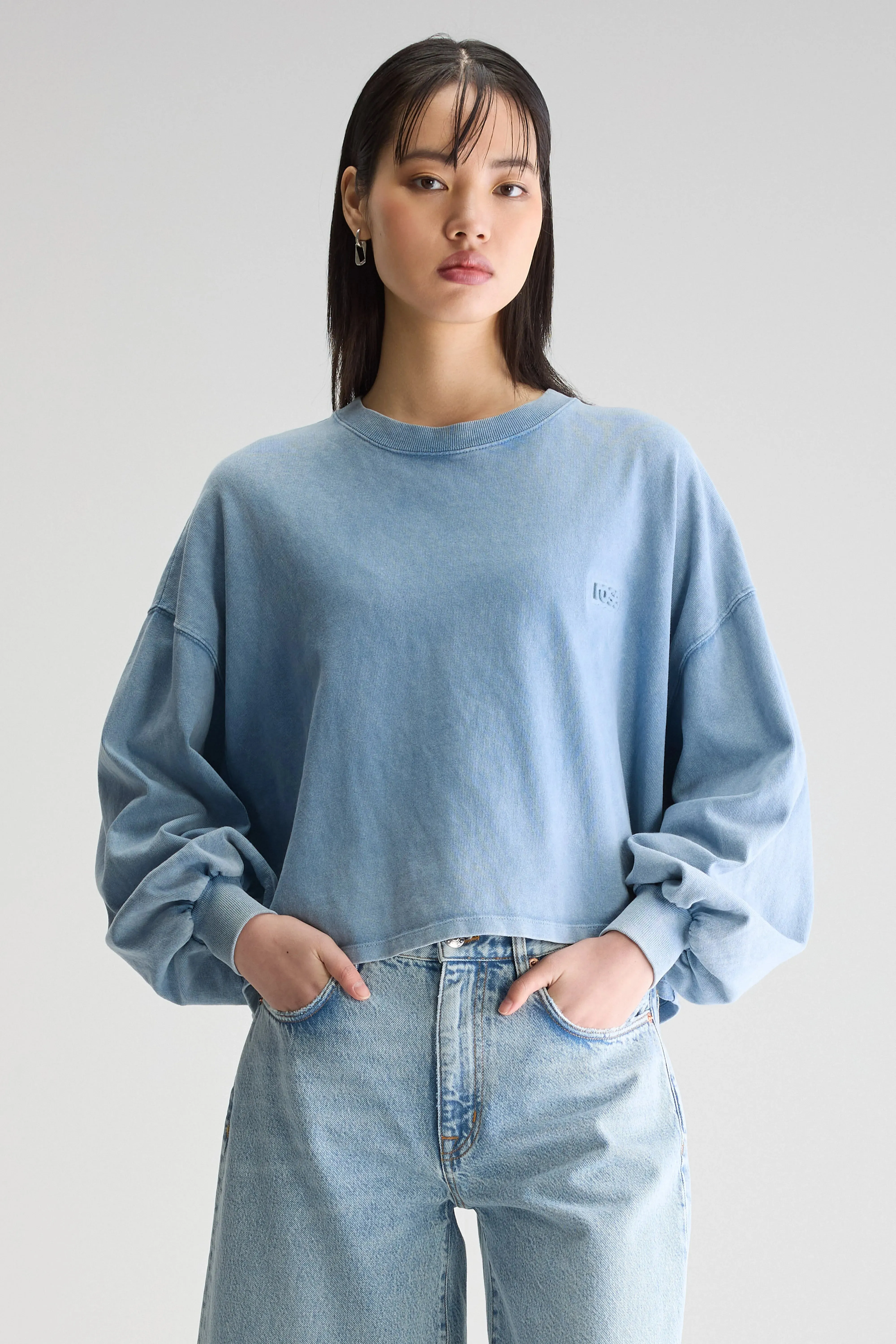 Franco long-sleeve t-shirt (251 / W / DENIM) sold by Bellrose product image thumbnail 2