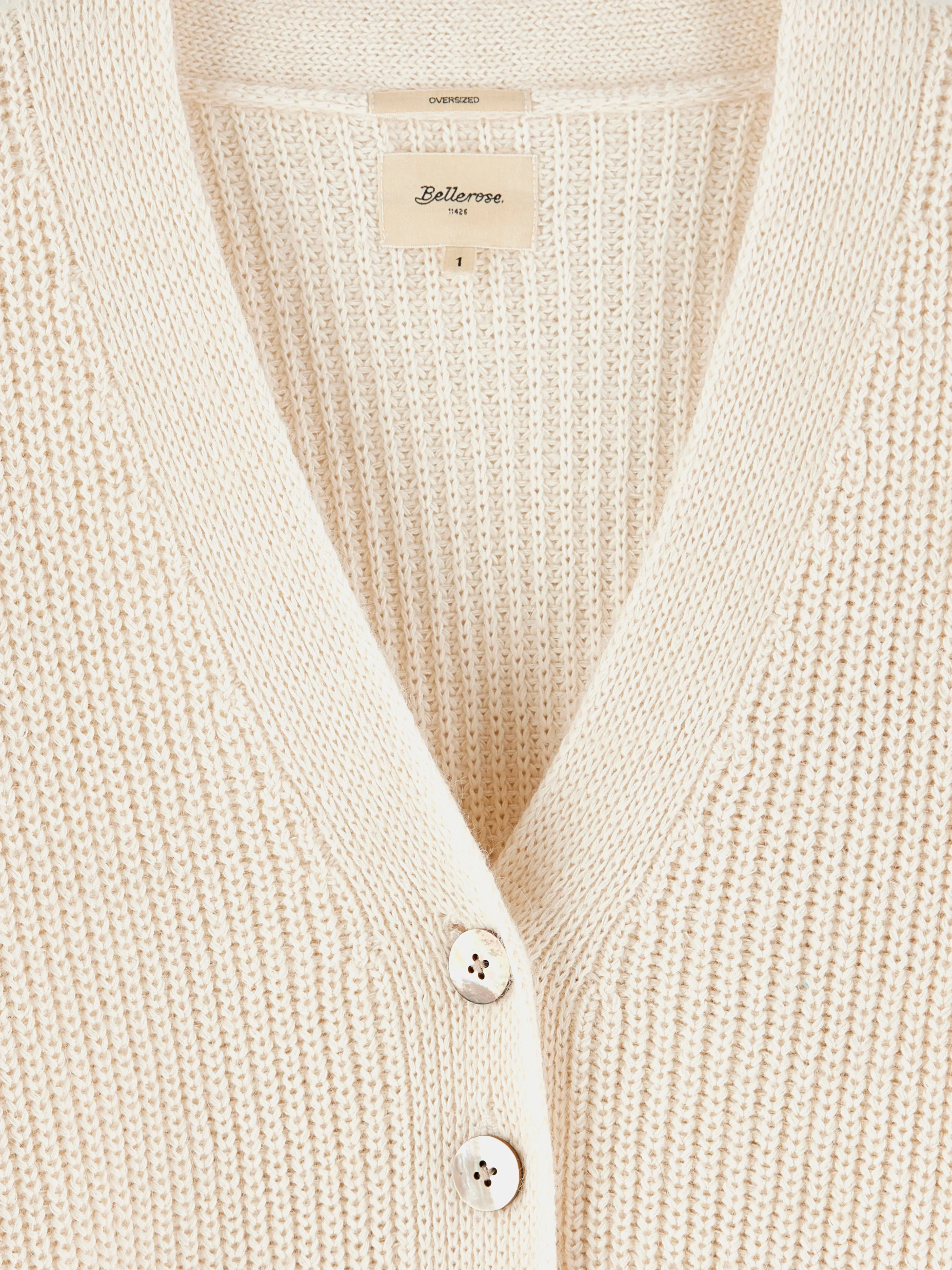 dosany cardigan (232 / W / MILKY WAY) sold by Bellrose product image thumbnail 3