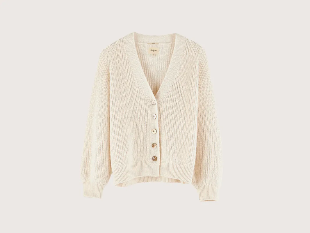 dosany cardigan (232 / W / MILKY WAY) made by Bellerose