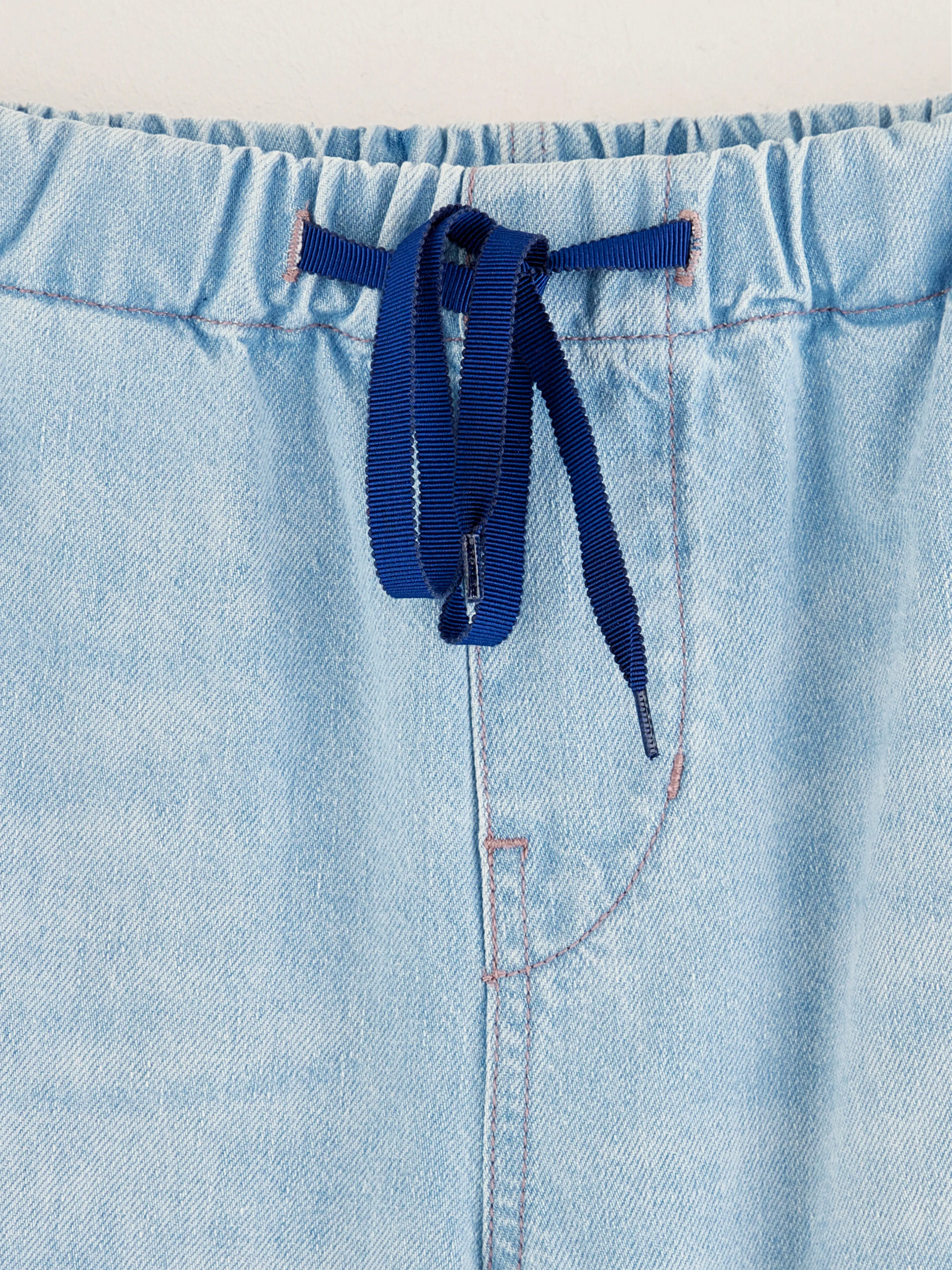 Pizzy relaxed trousers (241 / W / LT BLUE BLEACH) sold by Bellrose product image thumbnail 3