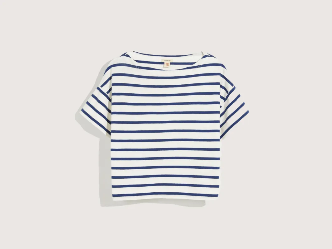 Vassy short-sleeve t-shirt (242 / G / STRIPE E) sold by Bellrose