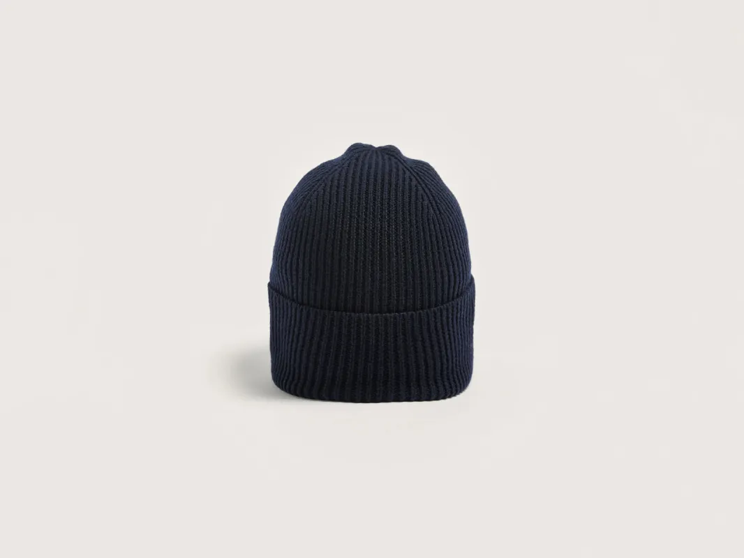 Senca rib-knit beanie (242 / W / NAVY) sold by Bellrose