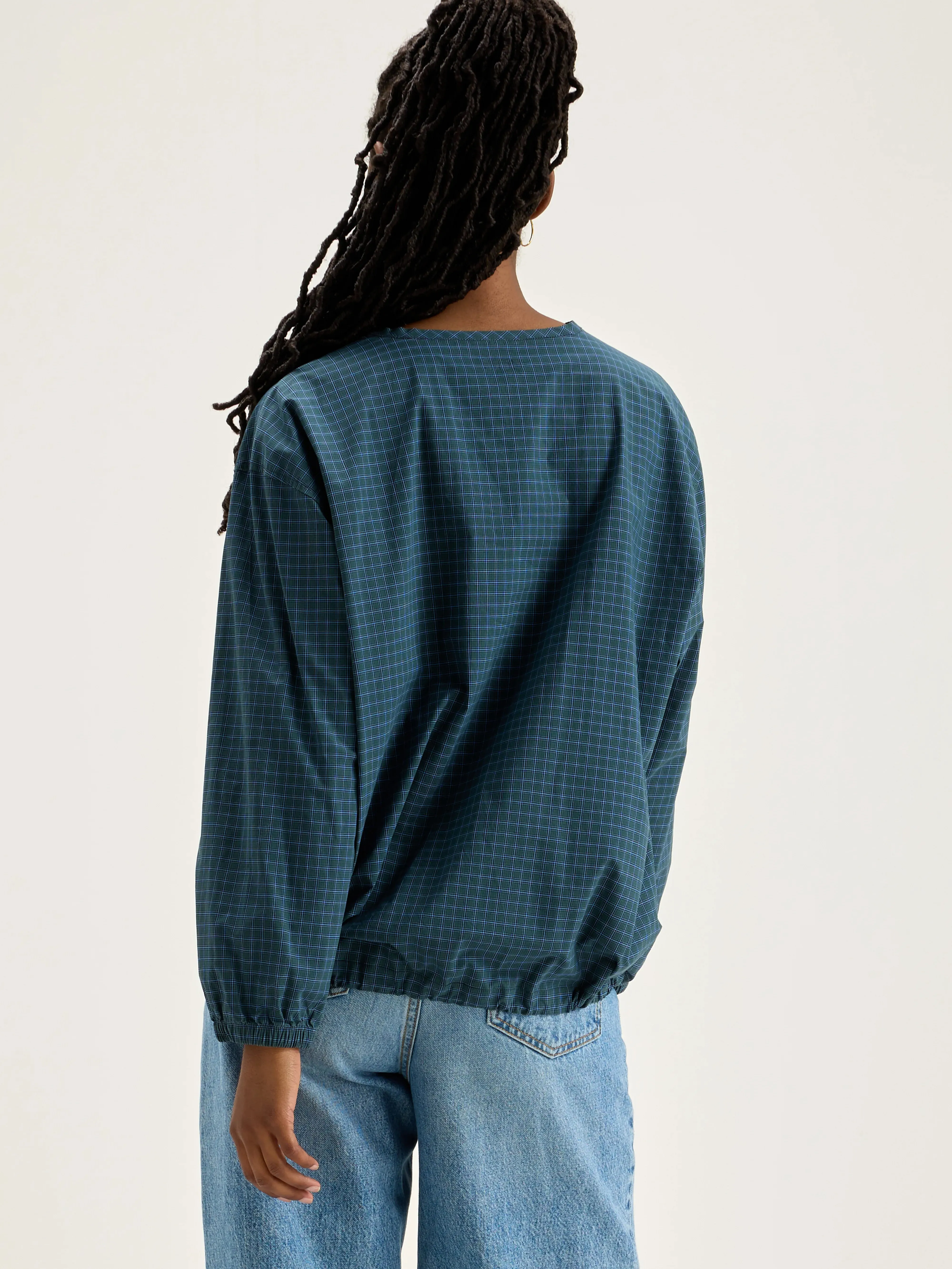 Padoue checked blouse (242 / W / CHECK C) sold by Bellrose product image thumbnail 4