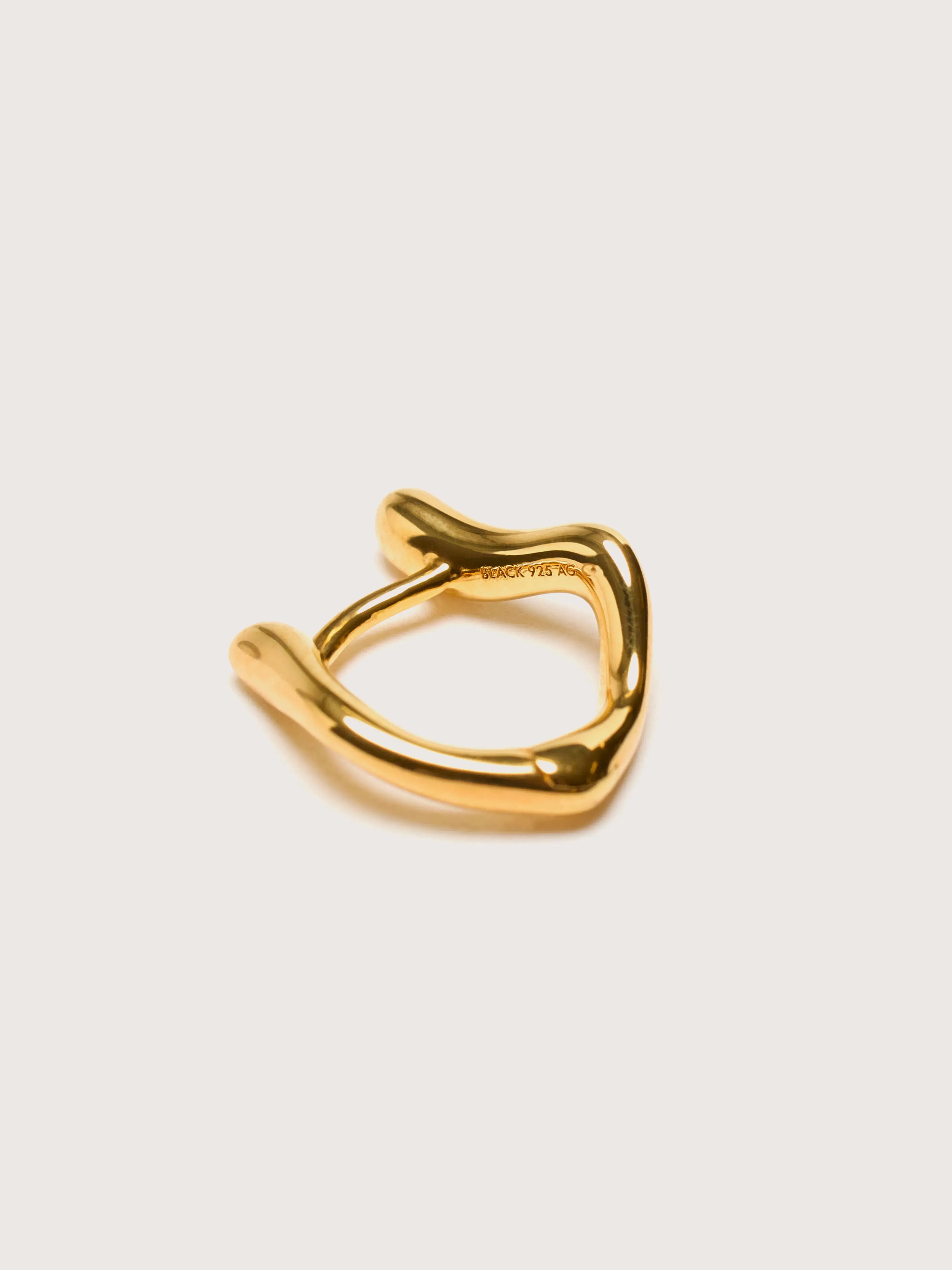 Yasmin 8 Huggie Right Earring (242 / W / GOLD) sold by Bellrose product image thumbnail 4