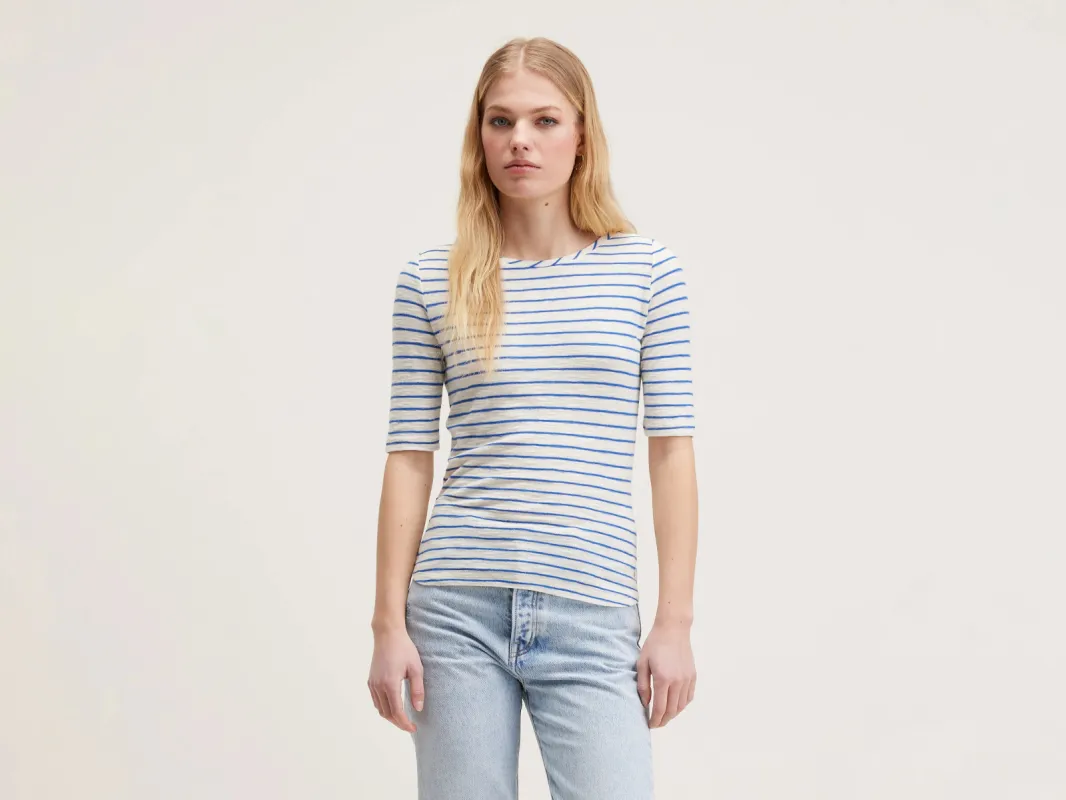 Seas slim t-shirt (242 / W / STRIPE A) sold by Bellrose