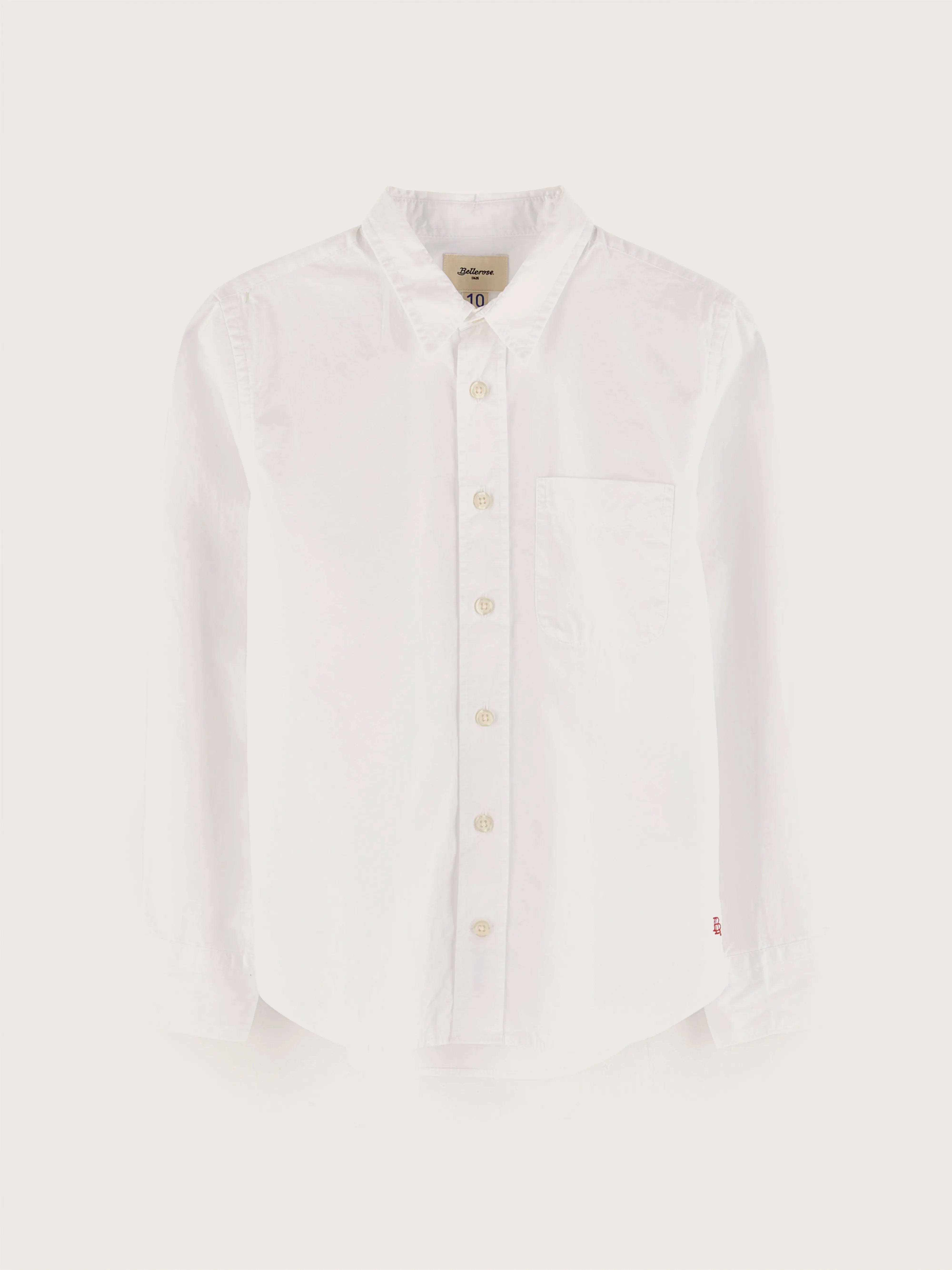 Ganix poplin shirt (242 / B / WHITE) sold by Bellrose product image thumbnail 2