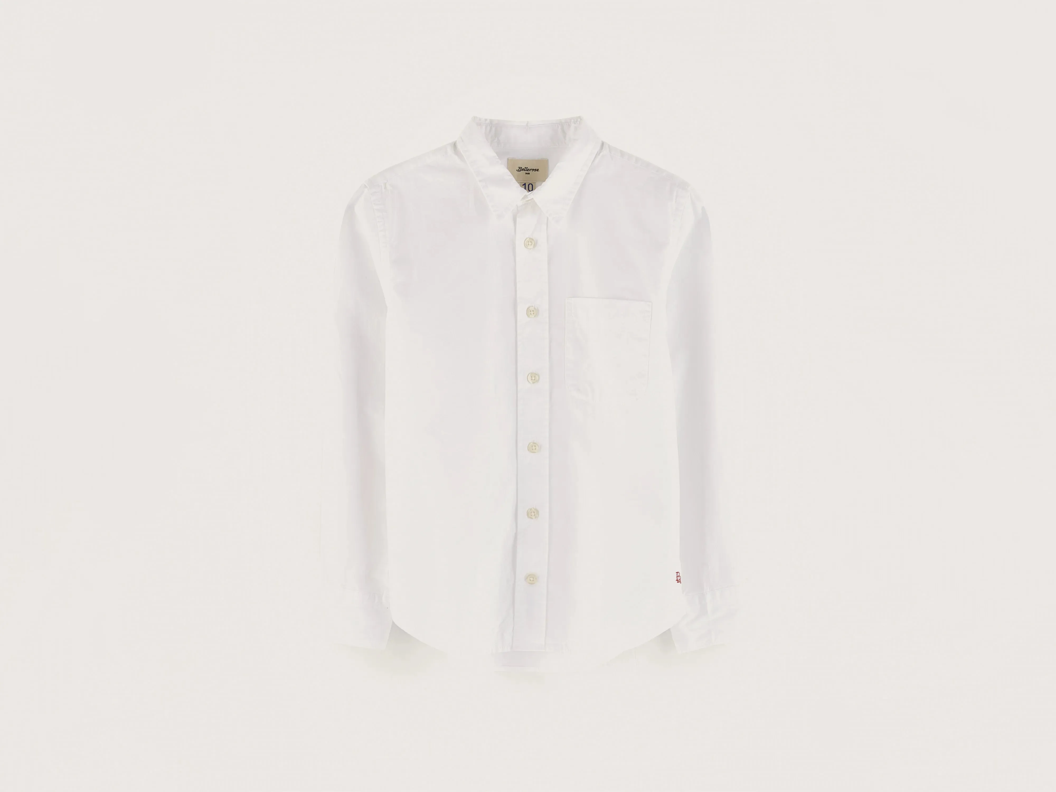 Ganix poplin shirt (242 / B / WHITE) sold by Bellrose