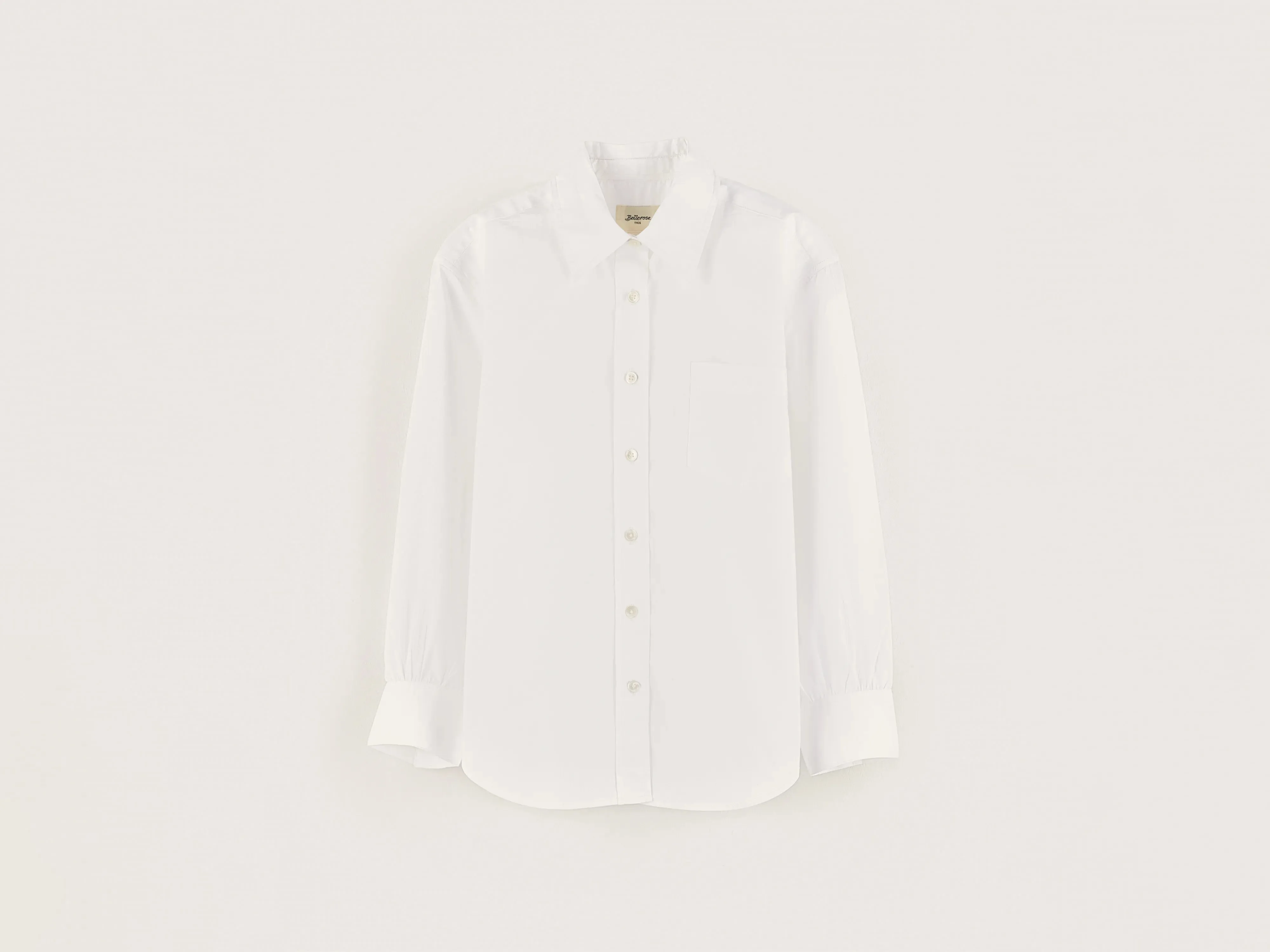 Ironie straight shirt (242 / G / WHITE) sold by Bellrose