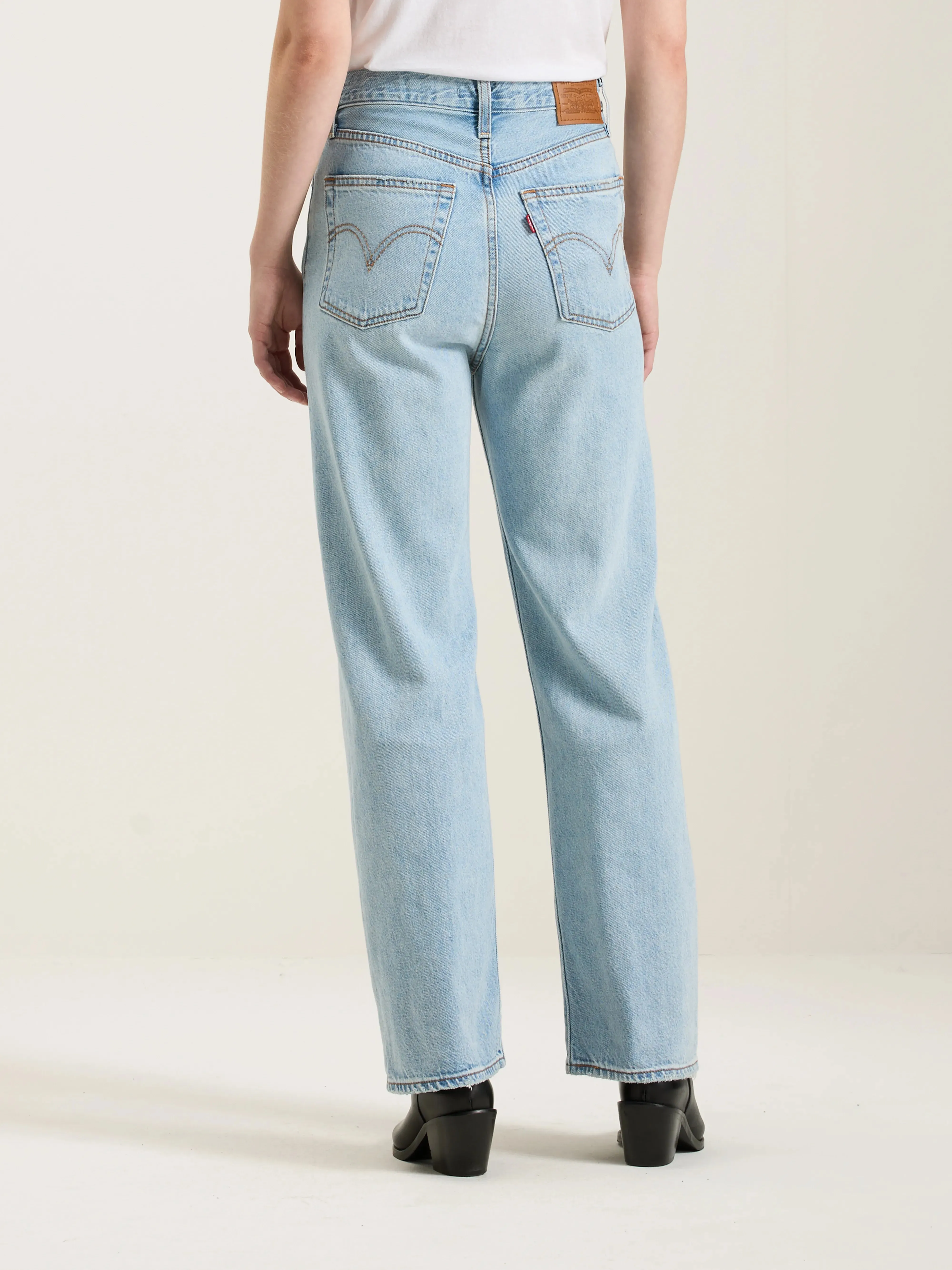 Ribcage Straight Ankle Jeans (242 / W / LIGHT STONE) sold by Bellrose product image thumbnail 4